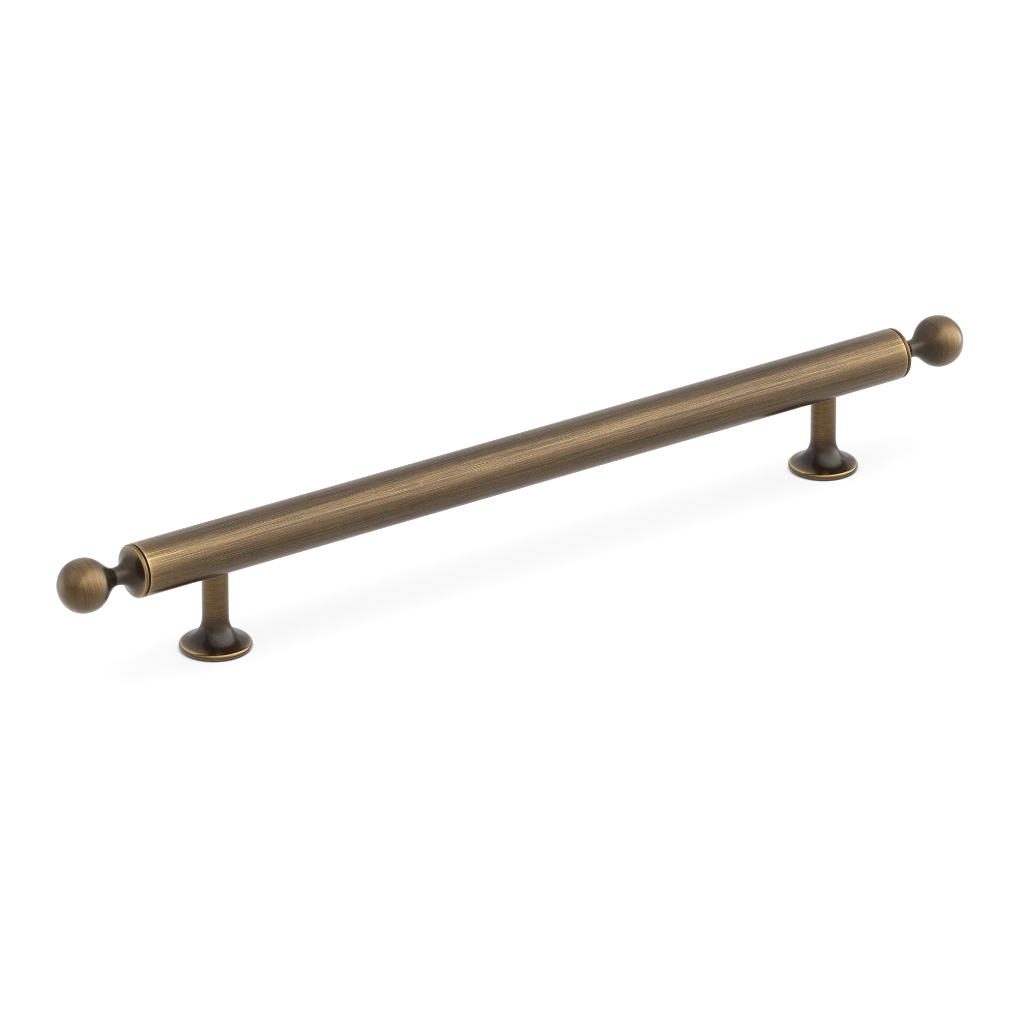 Armac Martin Latchford Cabinet Handle in 96mm / Satin Antique Satin Lacquered
