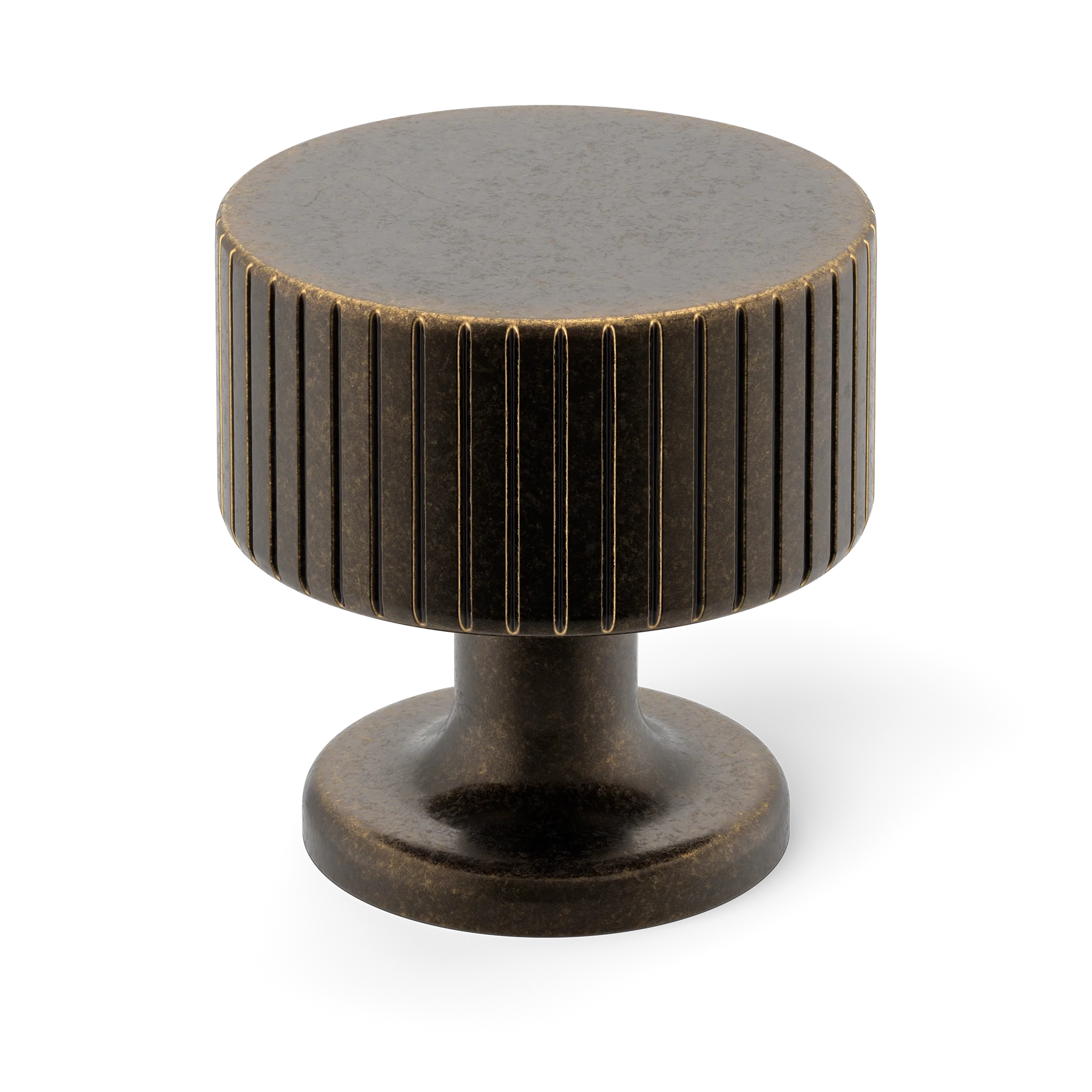 Armac Martin Leebank Cabinet Knob in 32mm / Dark Aged Brass