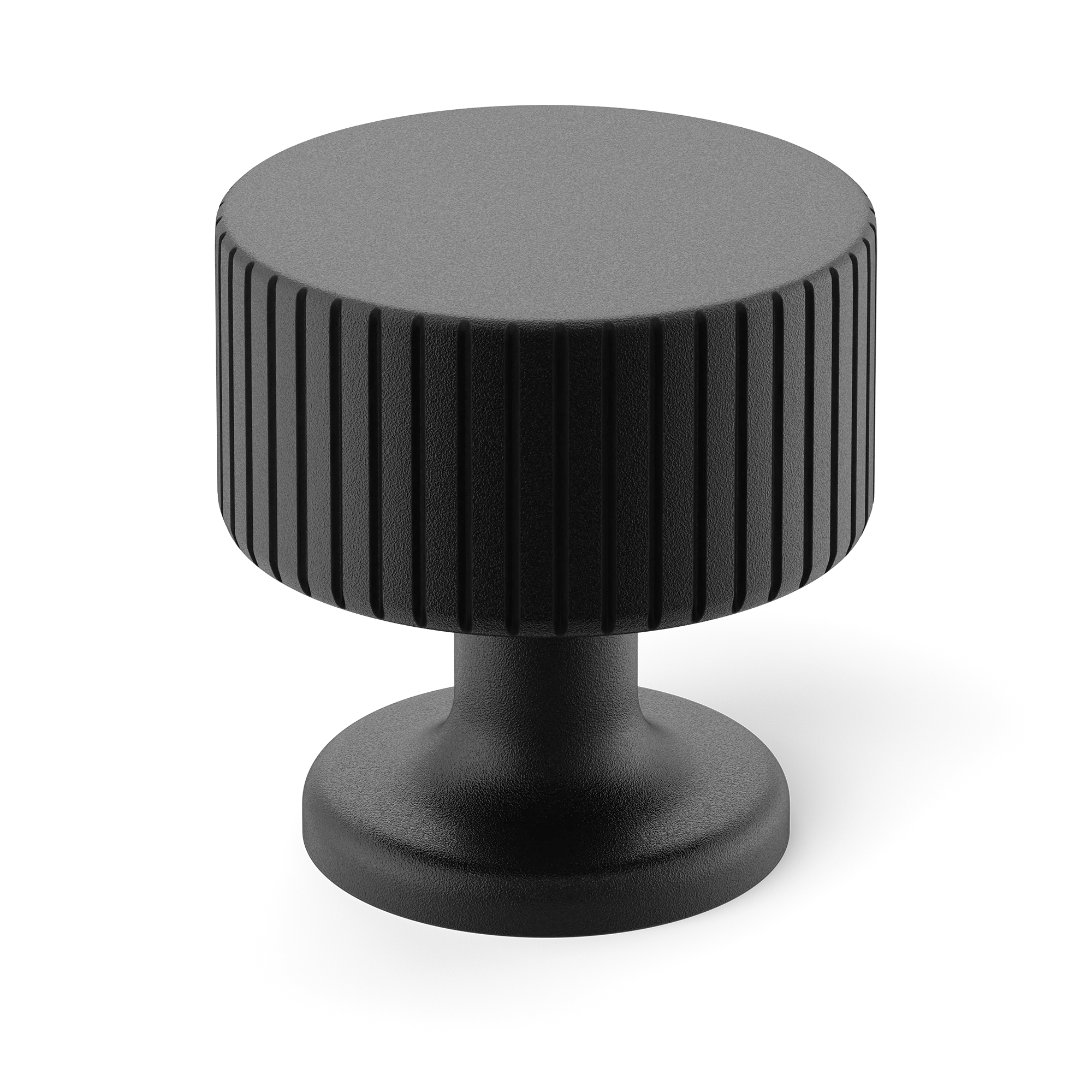 Armac Martin Leebank Cabinet Knob in 32mm / Matt Black Lacquered