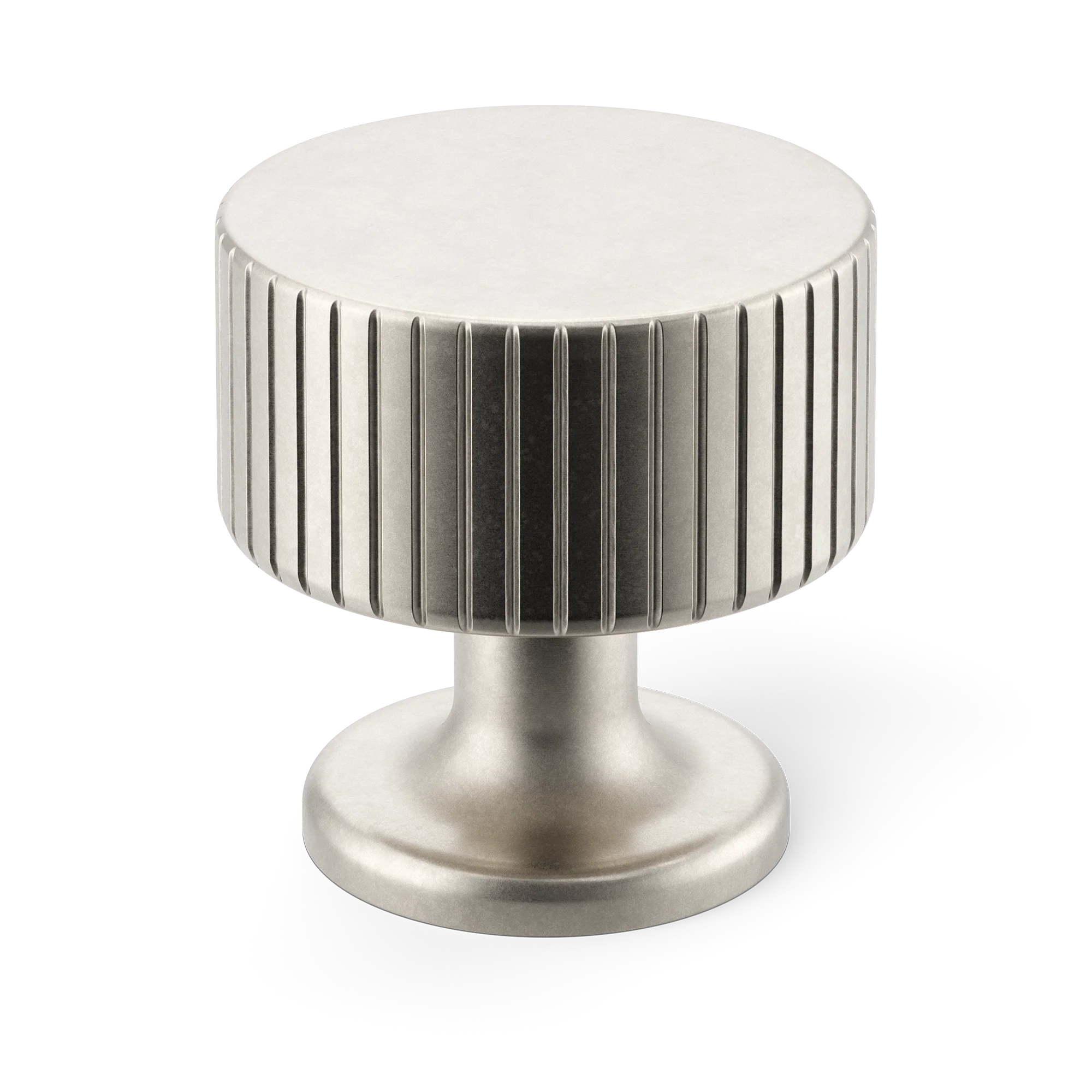 Armac Martin Leebank Cabinet Knob in 32mm / Barrelled Nickel Plate