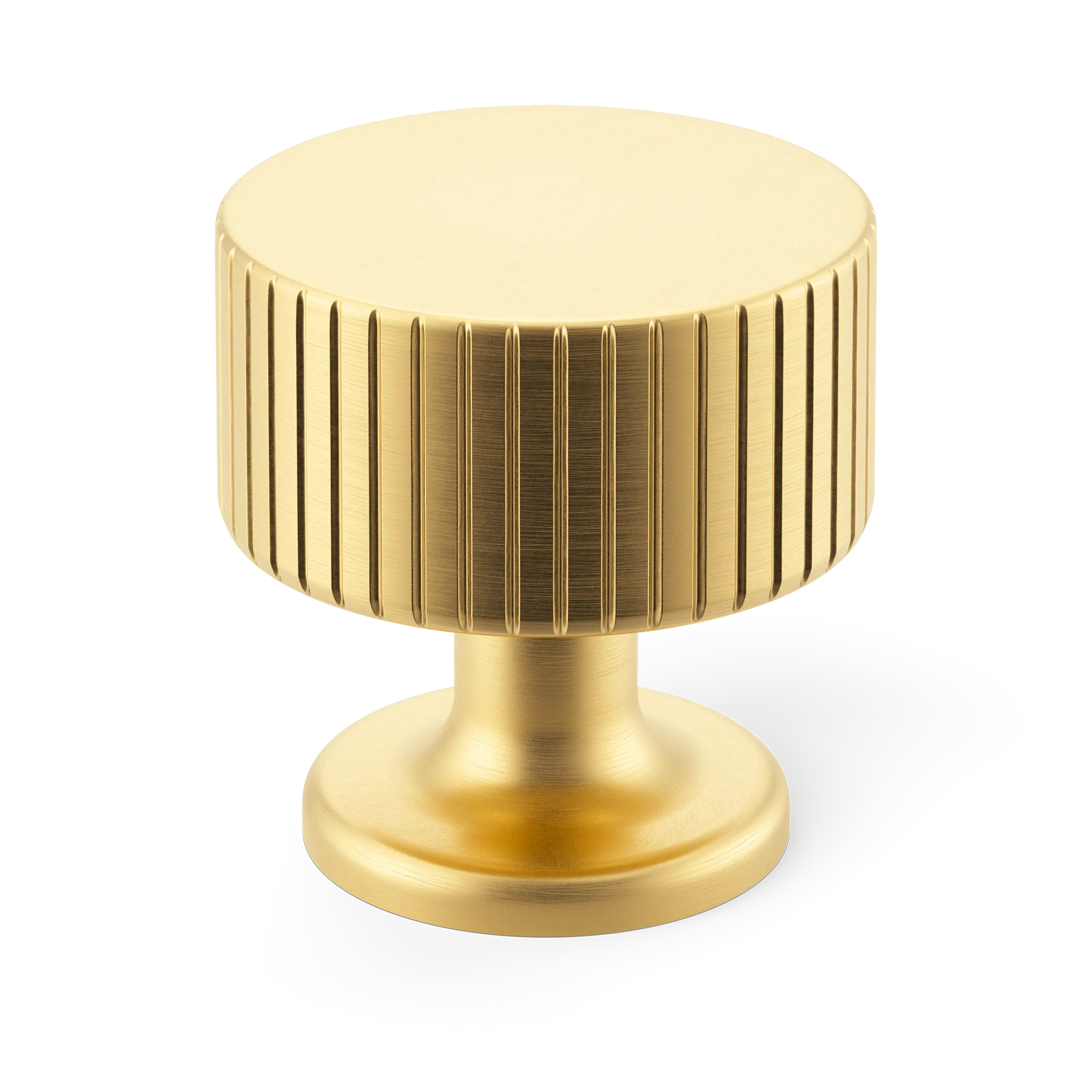 Armac Martin Leebank Cabinet Knob in 32mm / Satin Brass Satin Lacquered