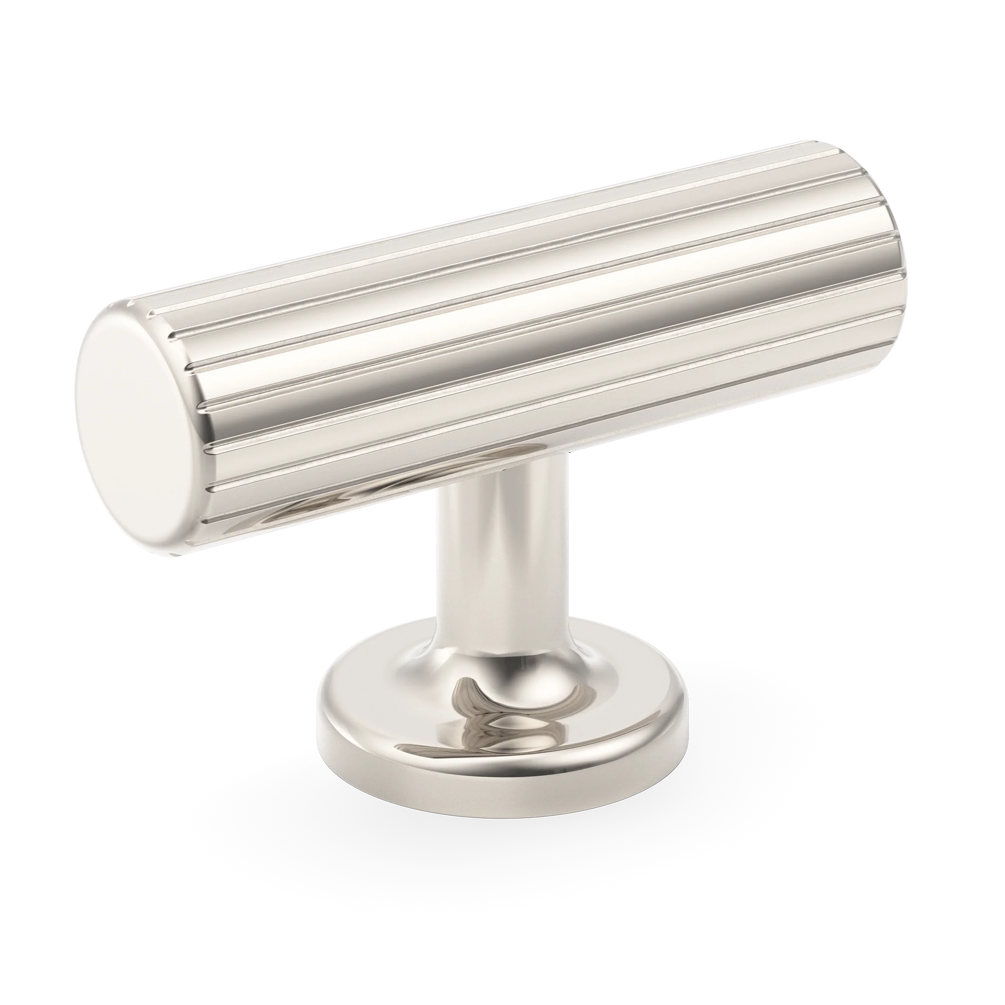 Armac Martin Leebank T-bar Handle in 55mm / Polished Nickel Plate
