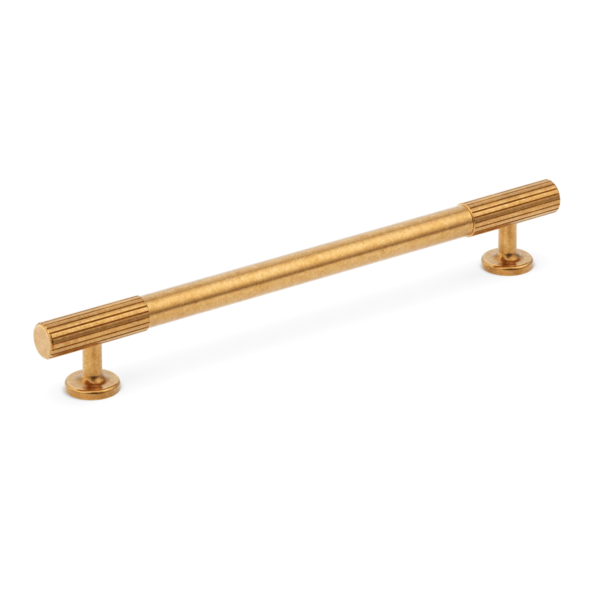 Armac Martin Leebank Cabinet Handle in 128mm / Burnished Brass