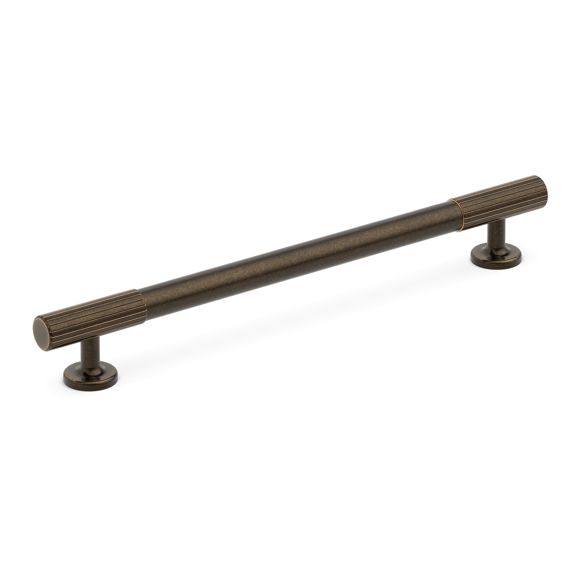 Armac Martin Leebank Cabinet Handle in 128mm / Dark Aged Brass
