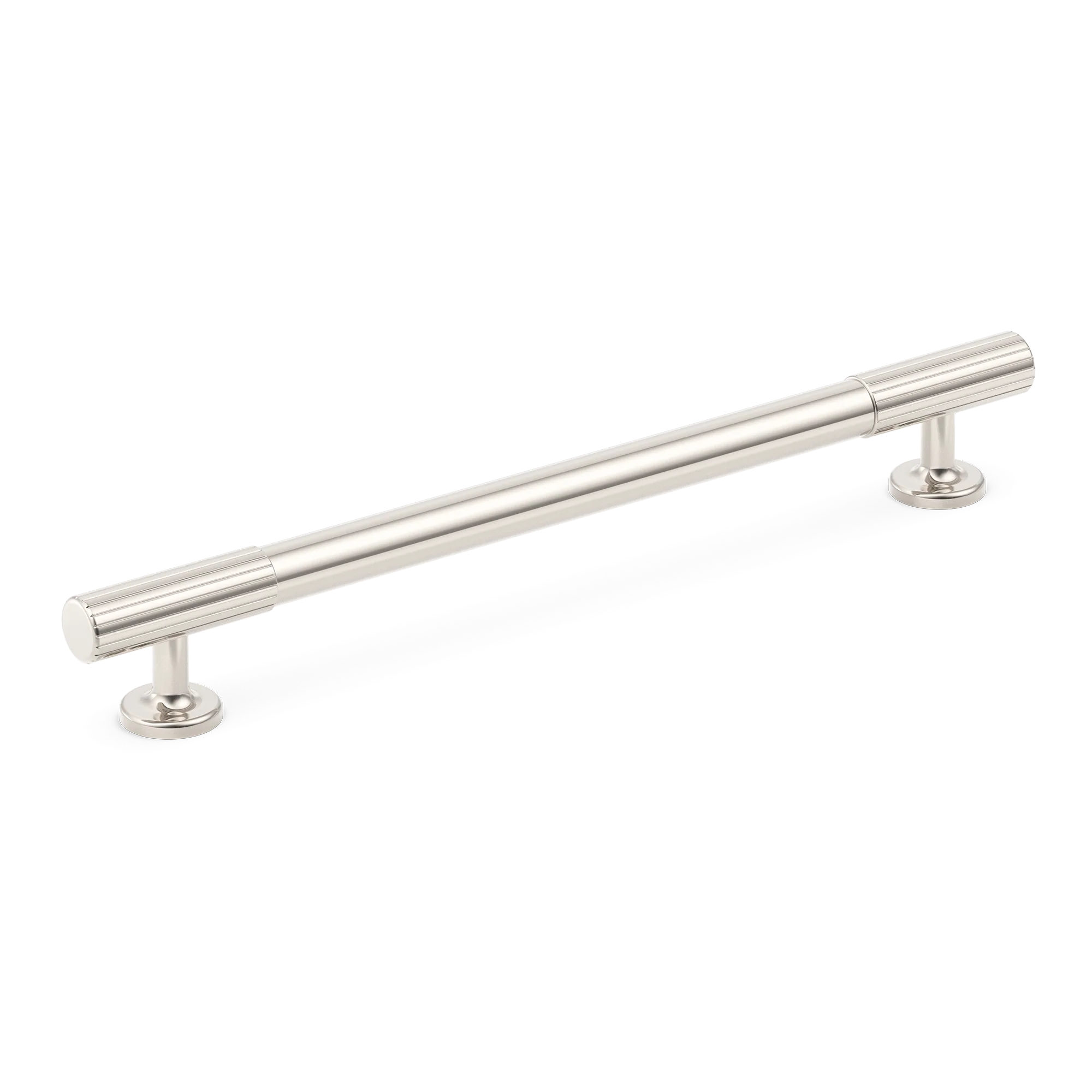 Armac Martin Leebank Cabinet Handle in 128mm / Polished Nickel Plate