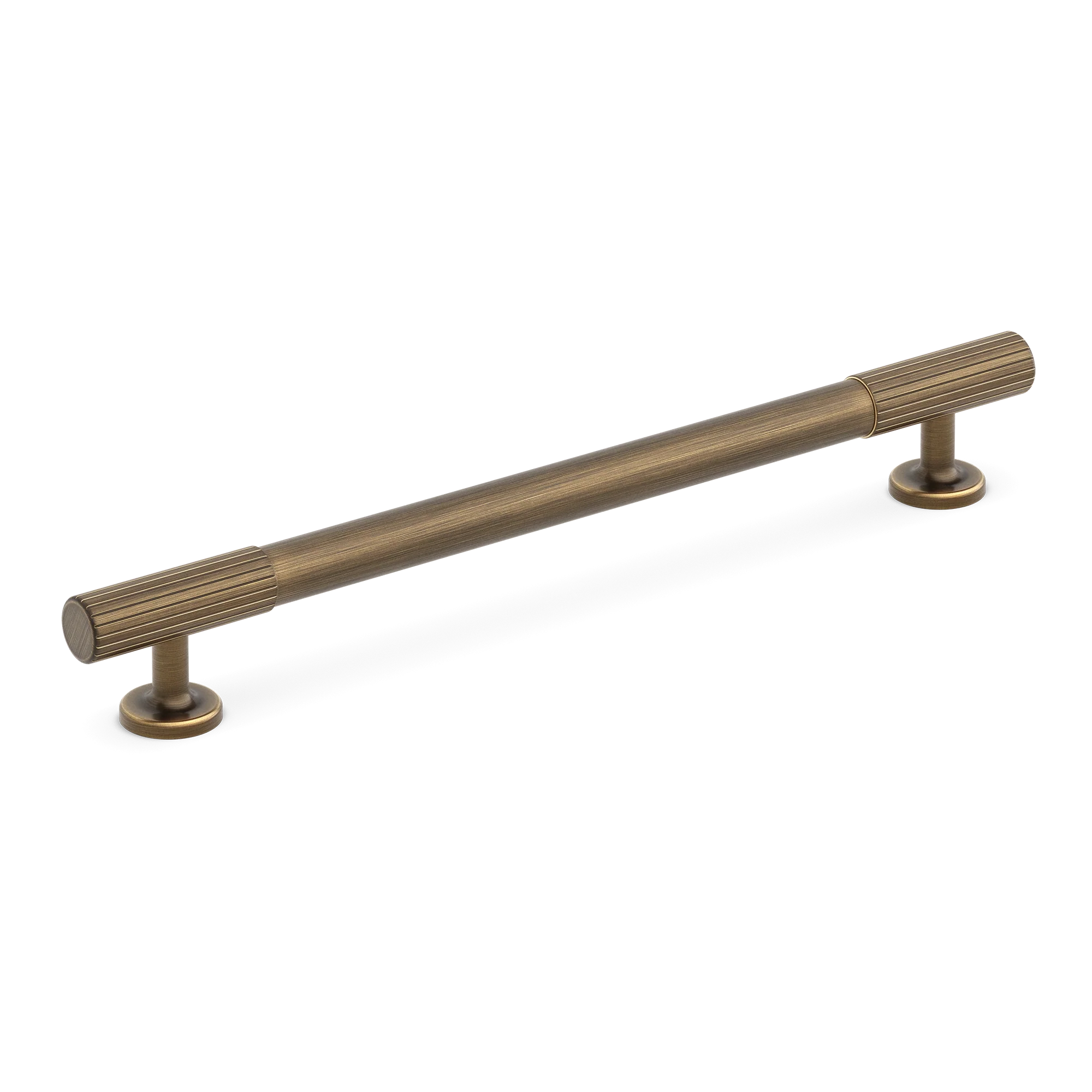 Armac Martin Leebank Cabinet Handle in 128mm / Satin Antique Satin Lacquered