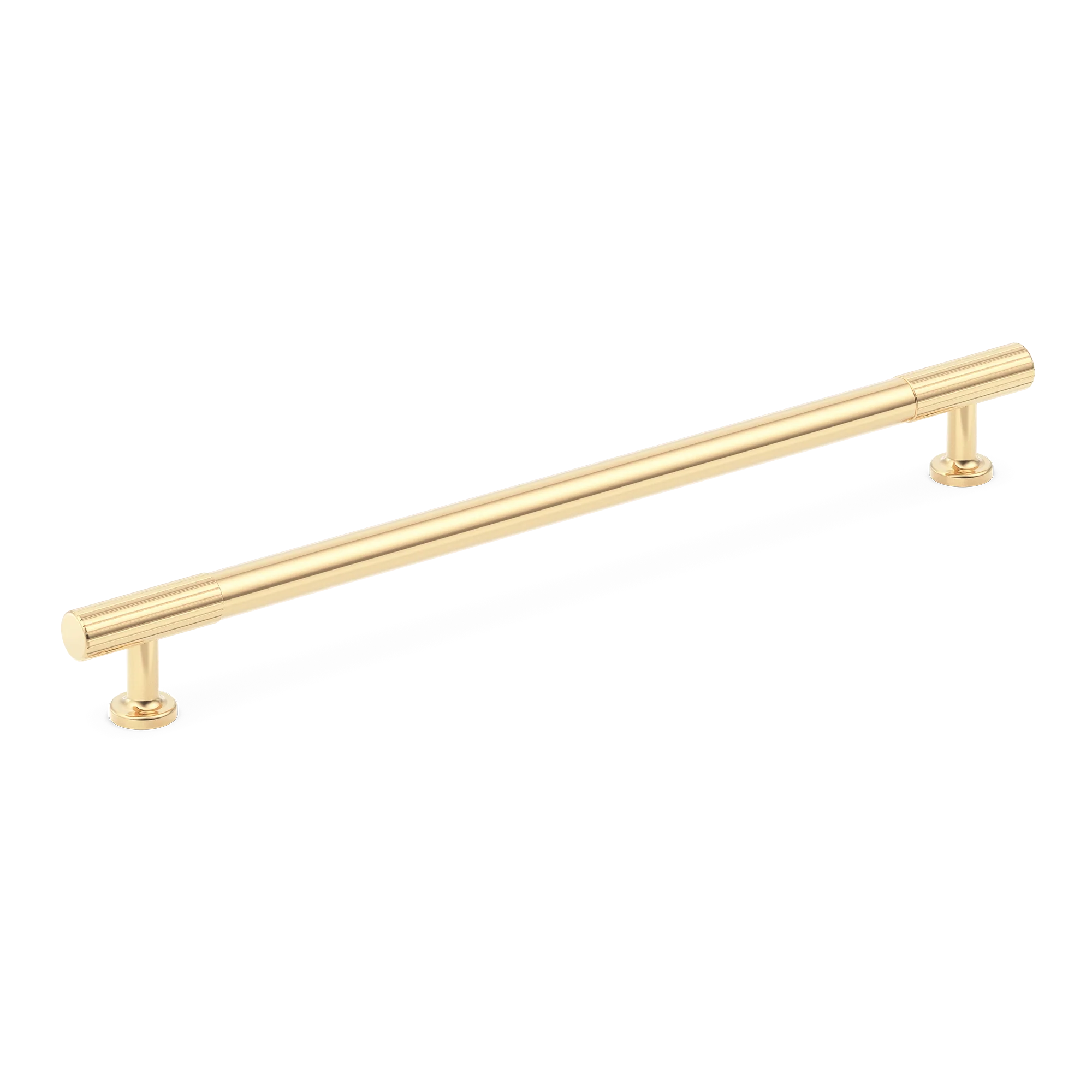 Armac Martin Leebank Appliance Pull in 384mm / Polished Brass Unlacquered