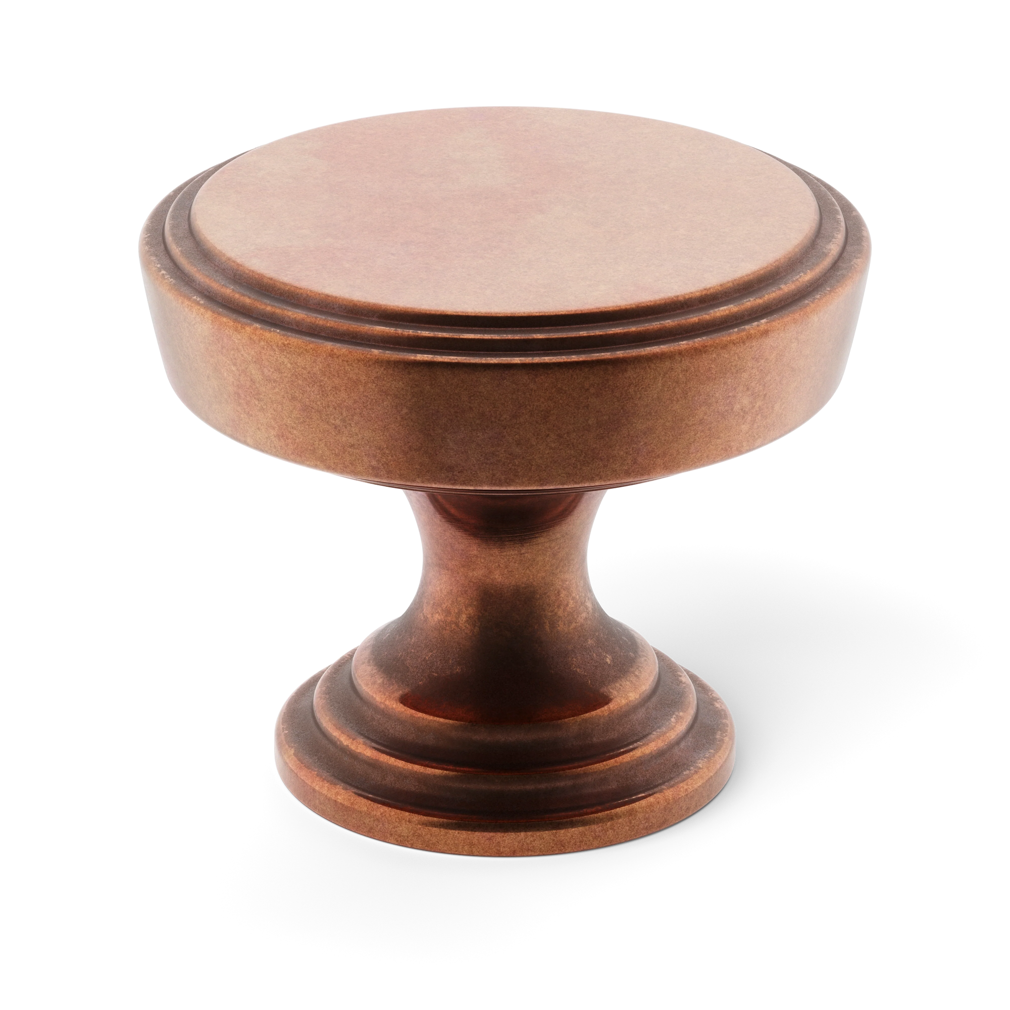 Armac Martin Lincoln Cabinet Knob in 25mm / Aged Copper
