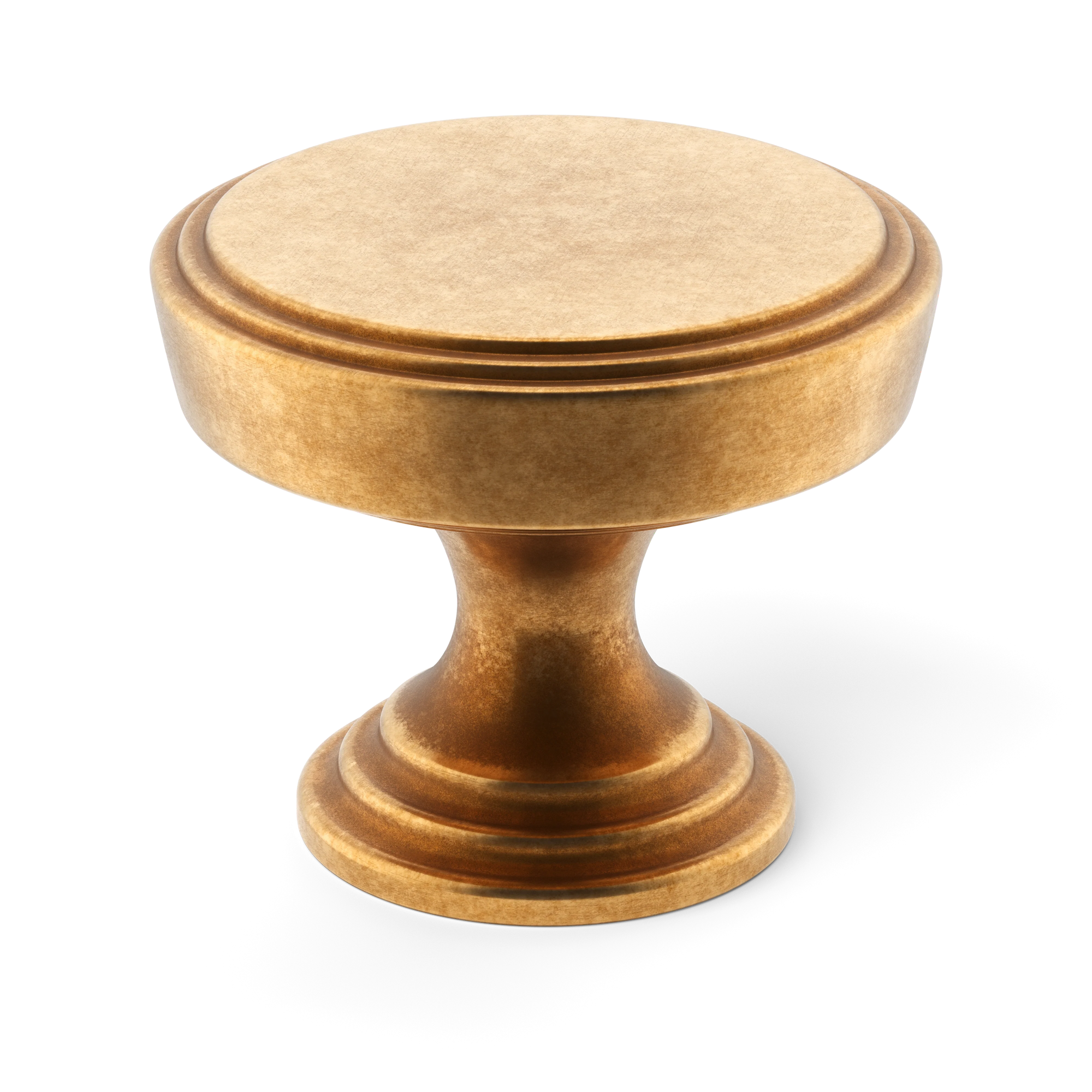 Armac Martin Lincoln Cabinet Knob in 25mm / Burnished Brass
