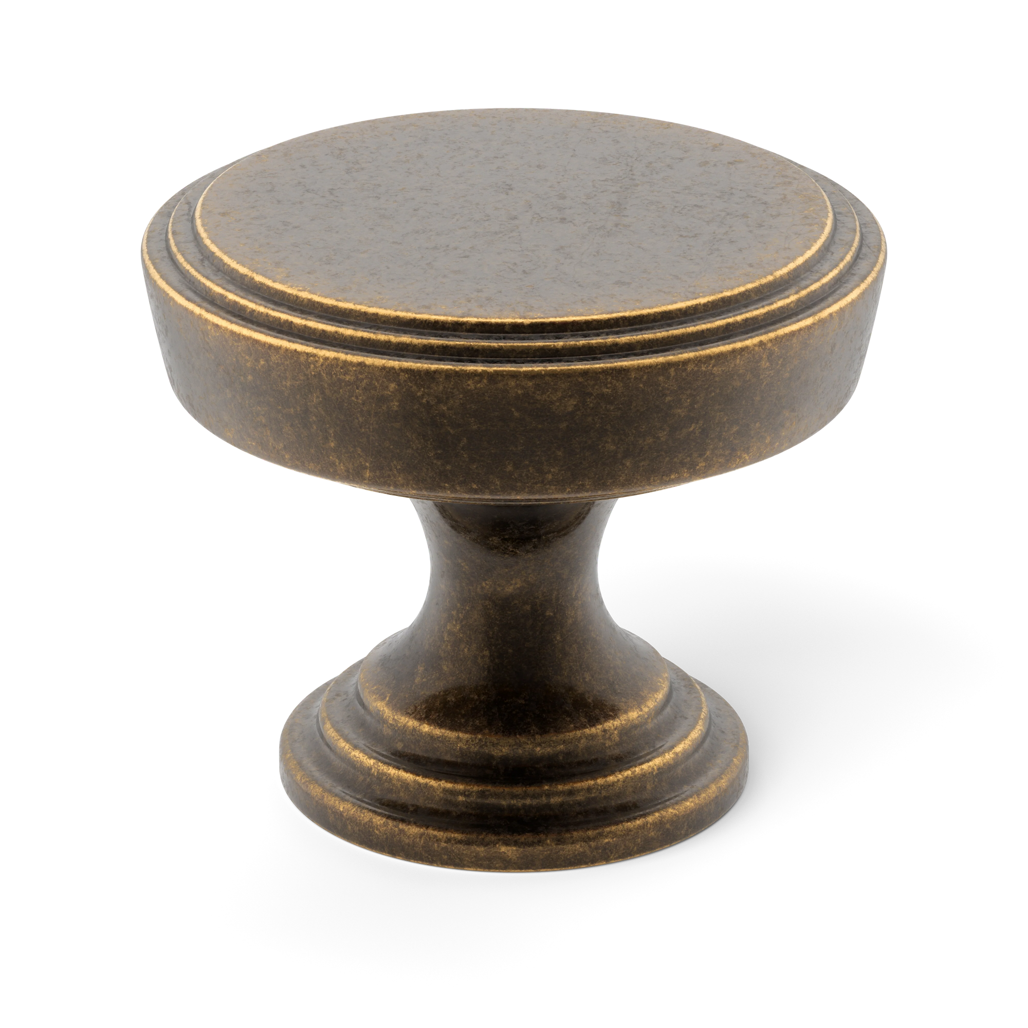 Armac Martin Lincoln Cabinet Knob in 25mm / Dark Aged Brass