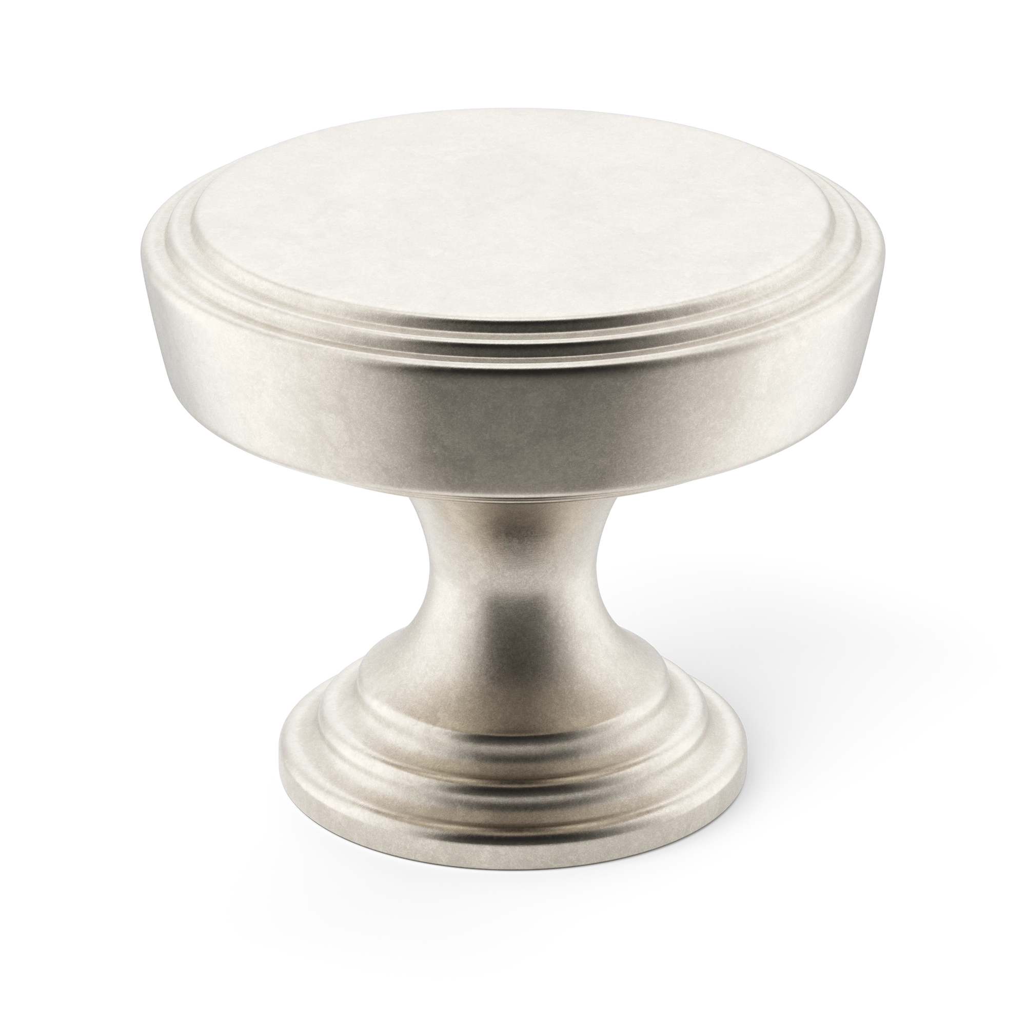 Armac Martin Lincoln Cabinet Knob in 25mm / Barrelled Nickel Plate