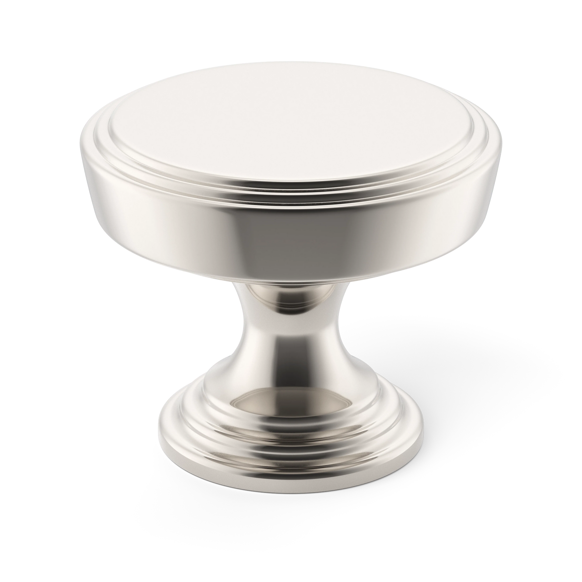 Armac Martin Lincoln Cabinet Knob in 25mm / Polished Nickel Plate