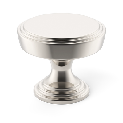 Armac Martin Lincoln Cabinet Knob in 25mm / Polished Nickel Plate