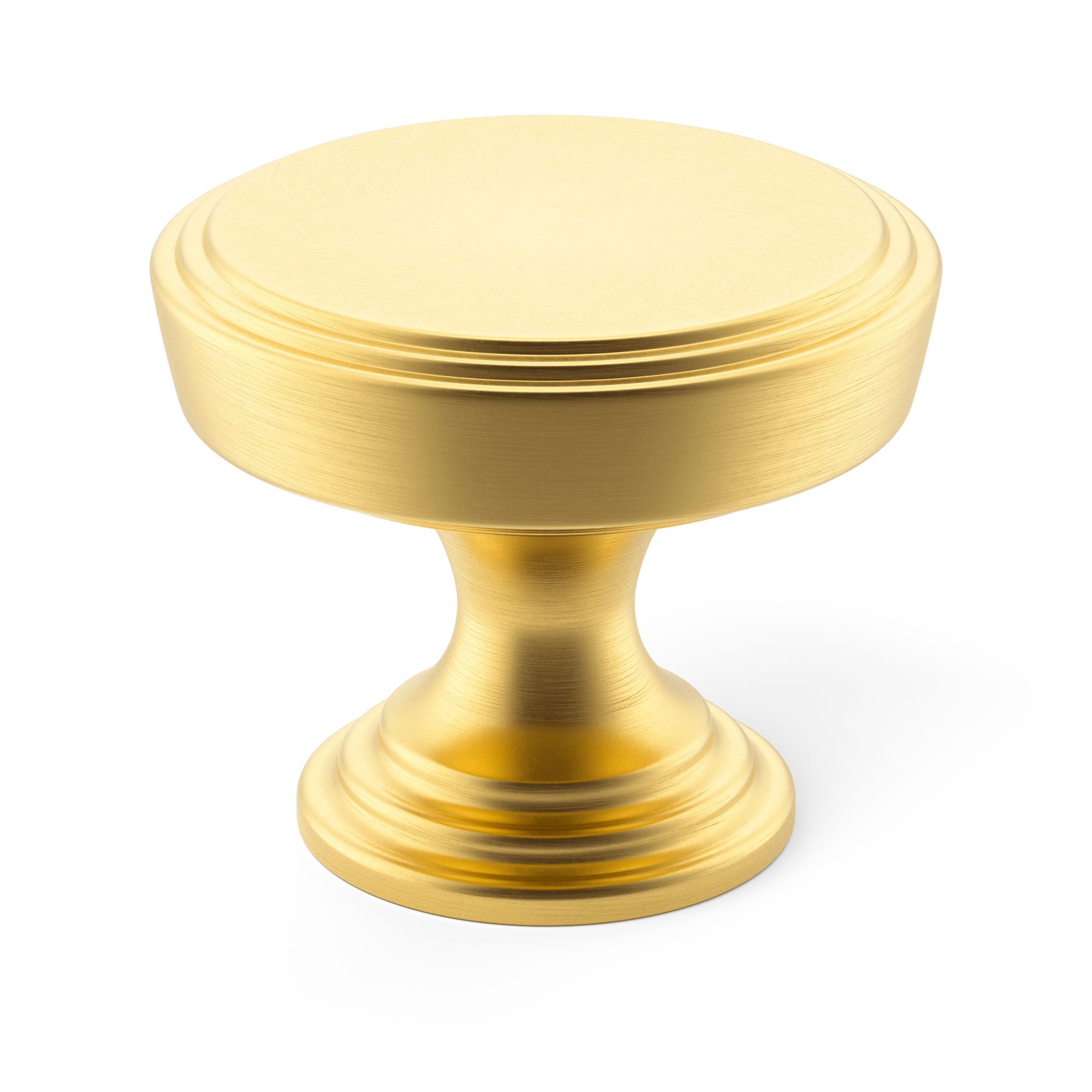 Armac Martin Lincoln Cabinet Knob in 25mm / Satin Brass Lacquered