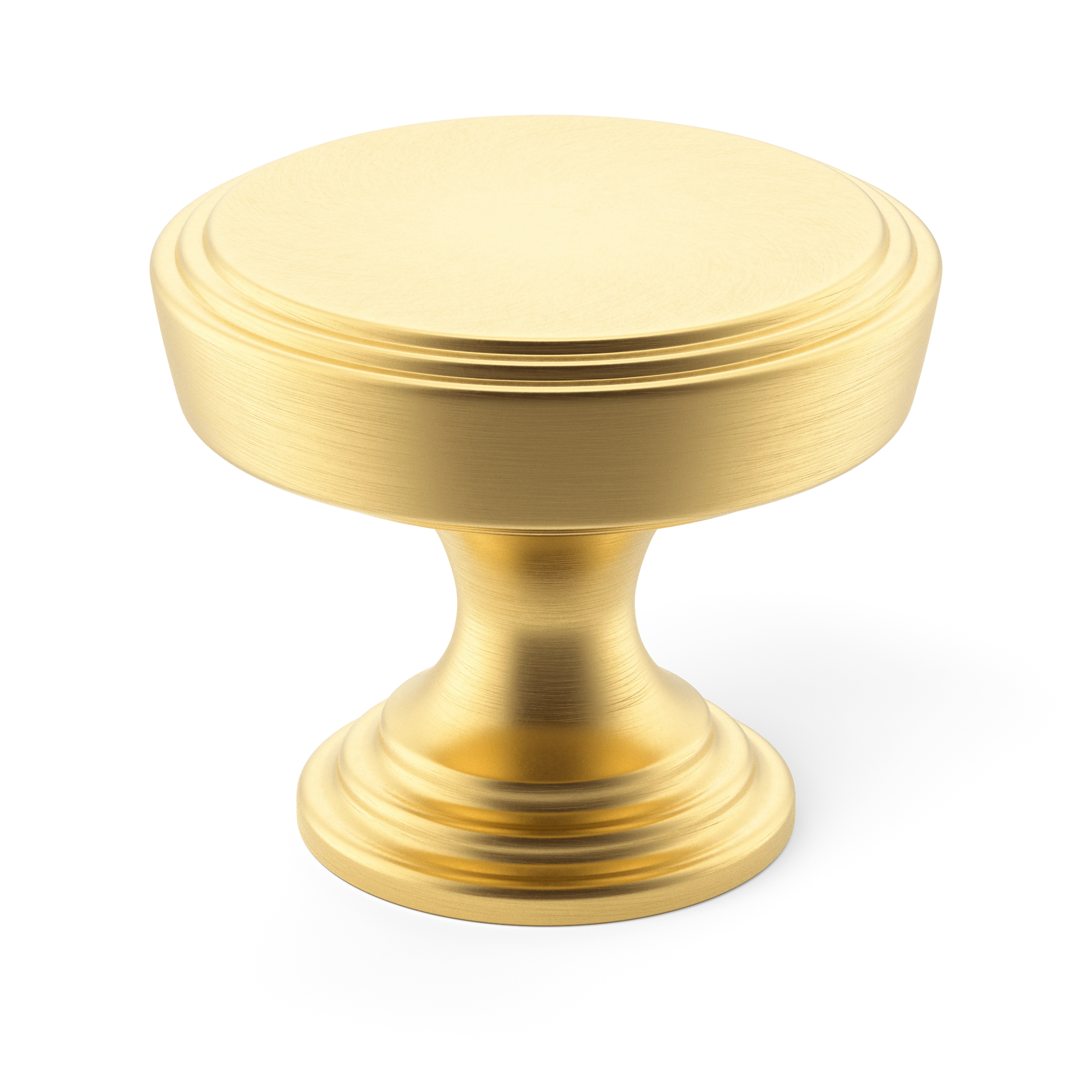 Armac Martin Lincoln Cabinet Knob in 25mm / Satin Brass Satin Lacquered
