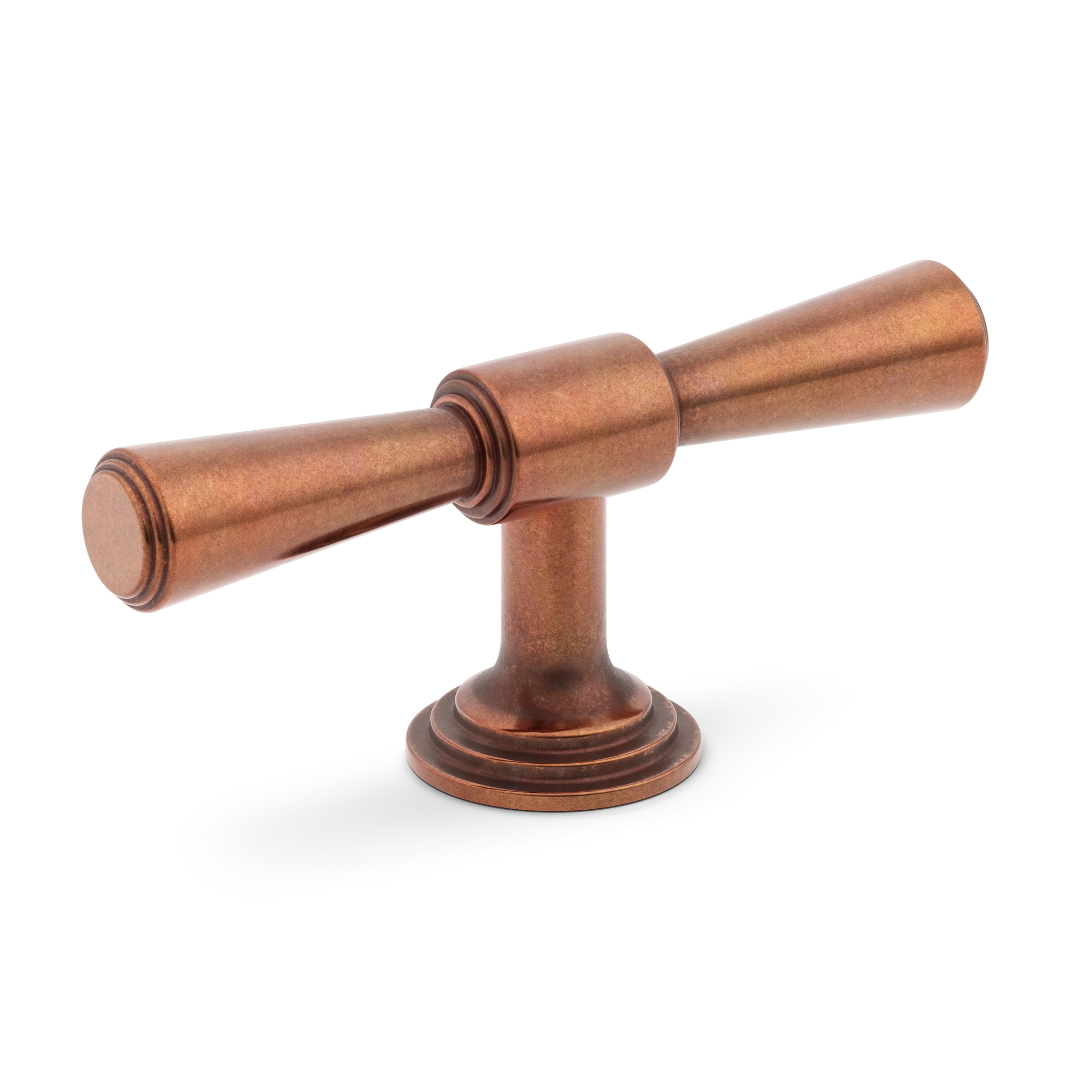 Armac Martin Lincoln T-bar Handle in 82mm / Aged Copper