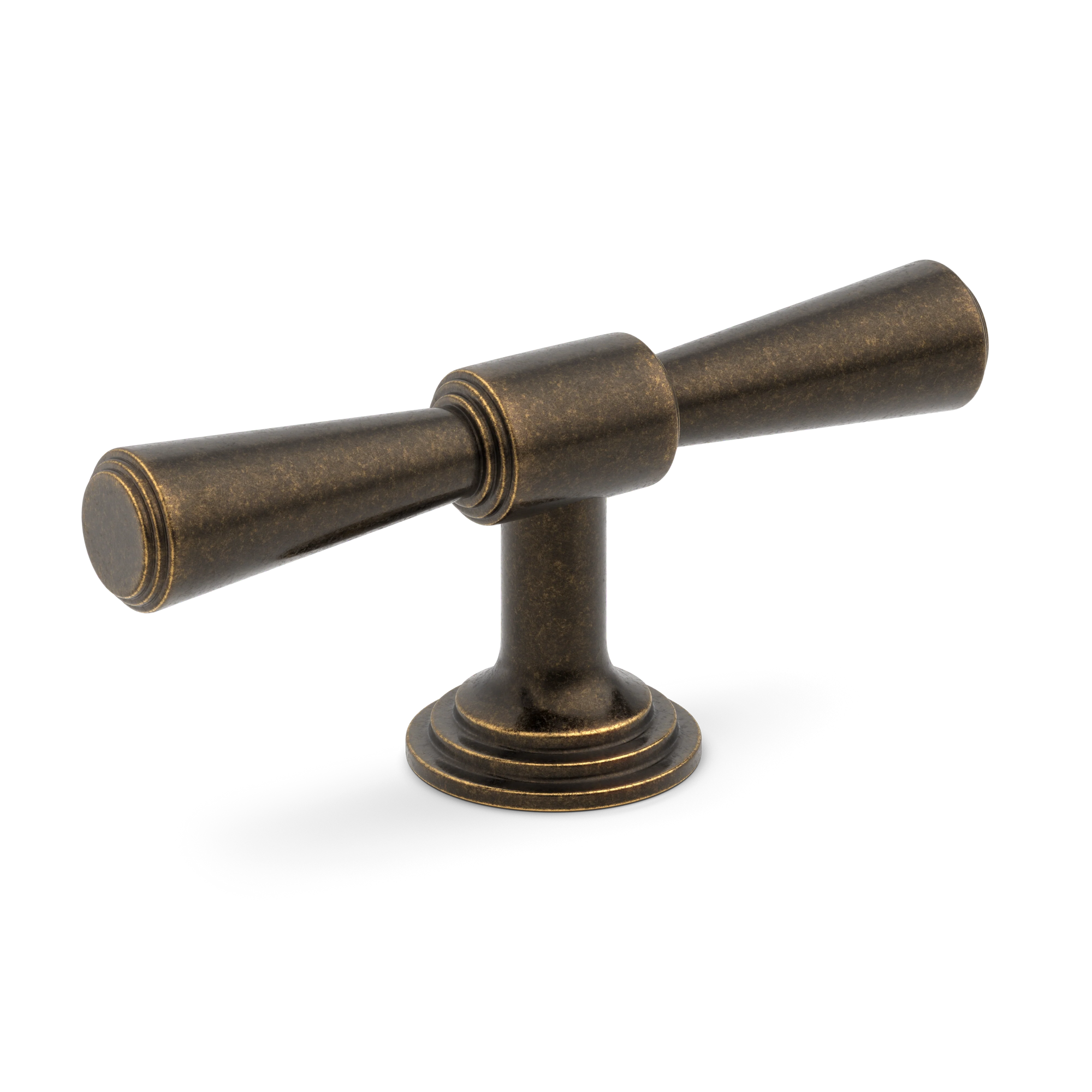 Armac Martin Lincoln T-bar Handle in 82mm / Dark Aged Brass