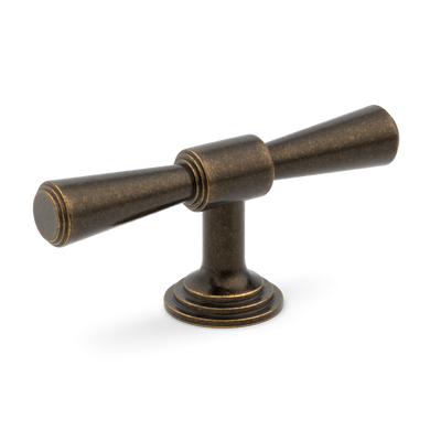 Armac Martin Lincoln T-bar Handle in 82mm / Dark Aged Brass