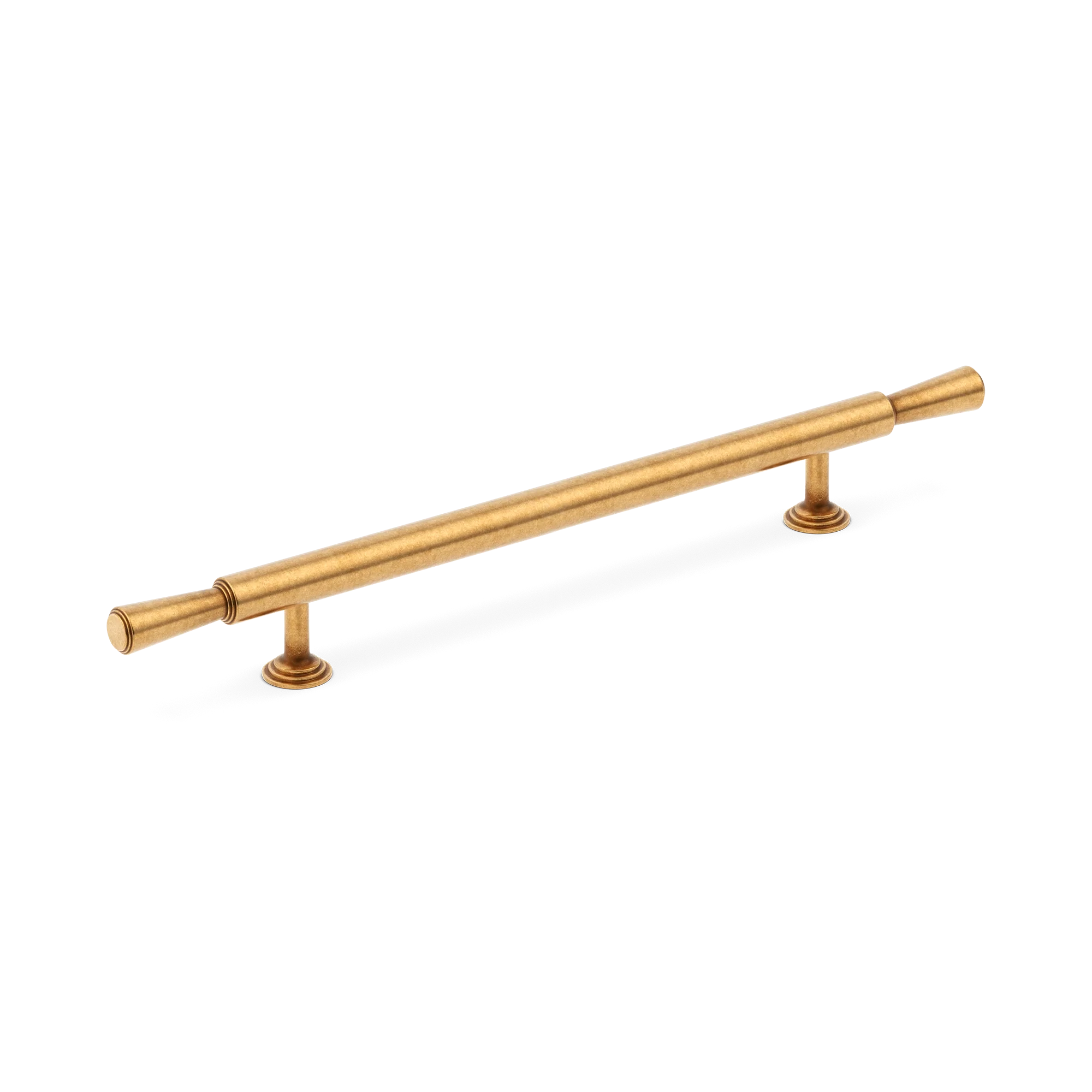 Armac Martin Lincoln Cabinet Handle in 96mm / Burnished Brass