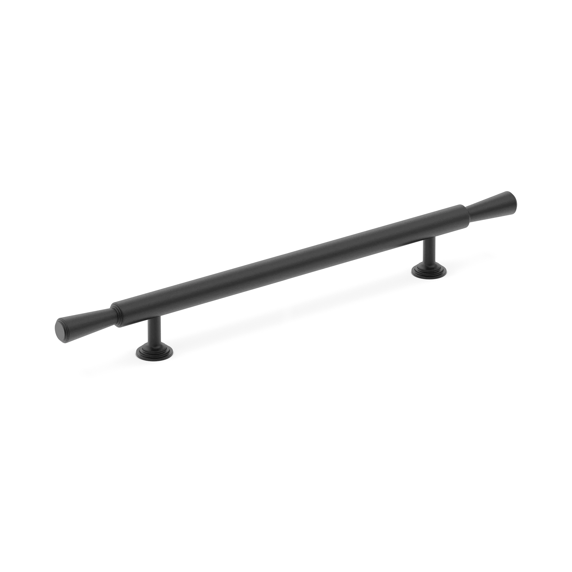 Armac Martin Lincoln Cabinet Handle in 96mm / Matt Black Lacquered