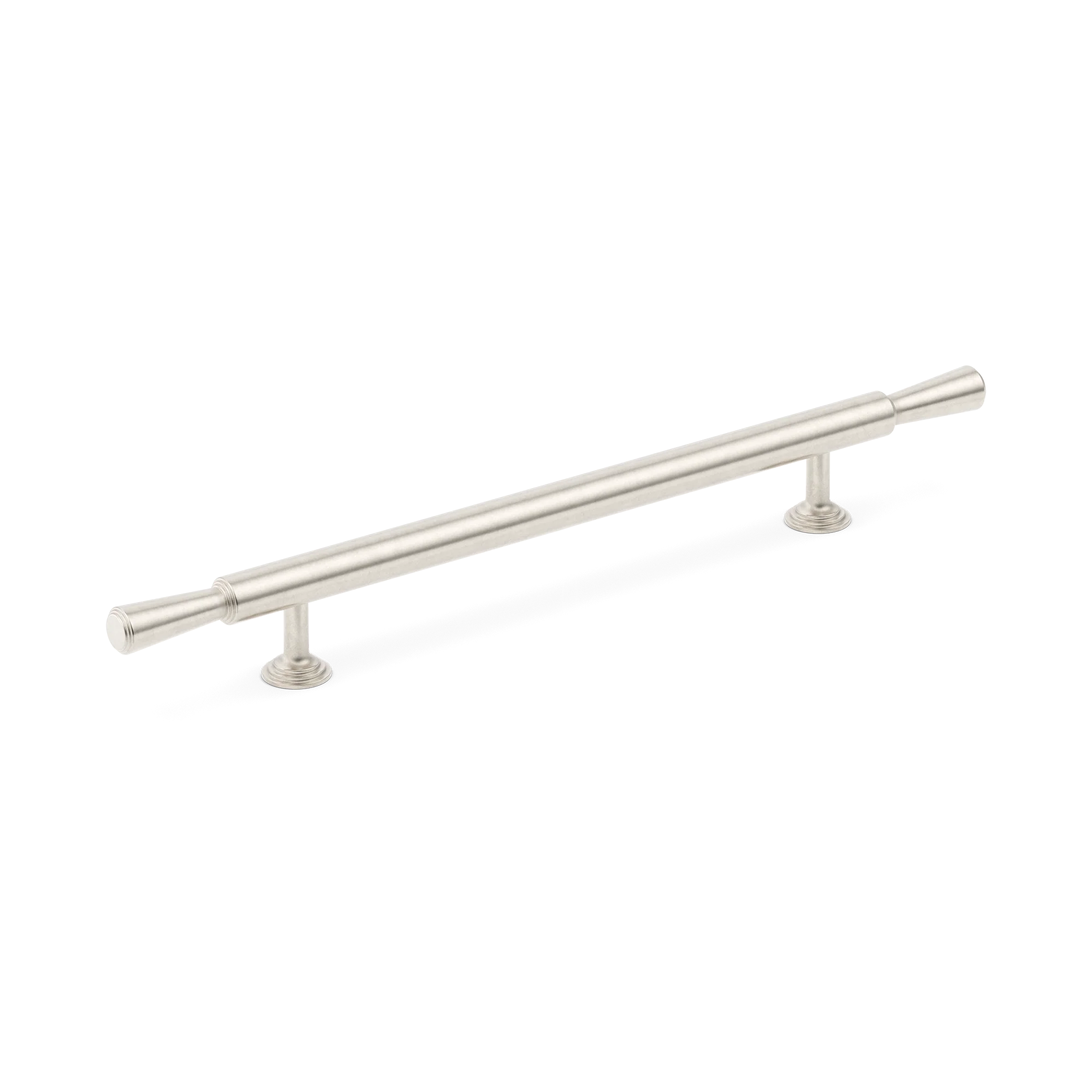 Armac Martin Lincoln Cabinet Handle in 96mm / Barrelled Nickel Plate