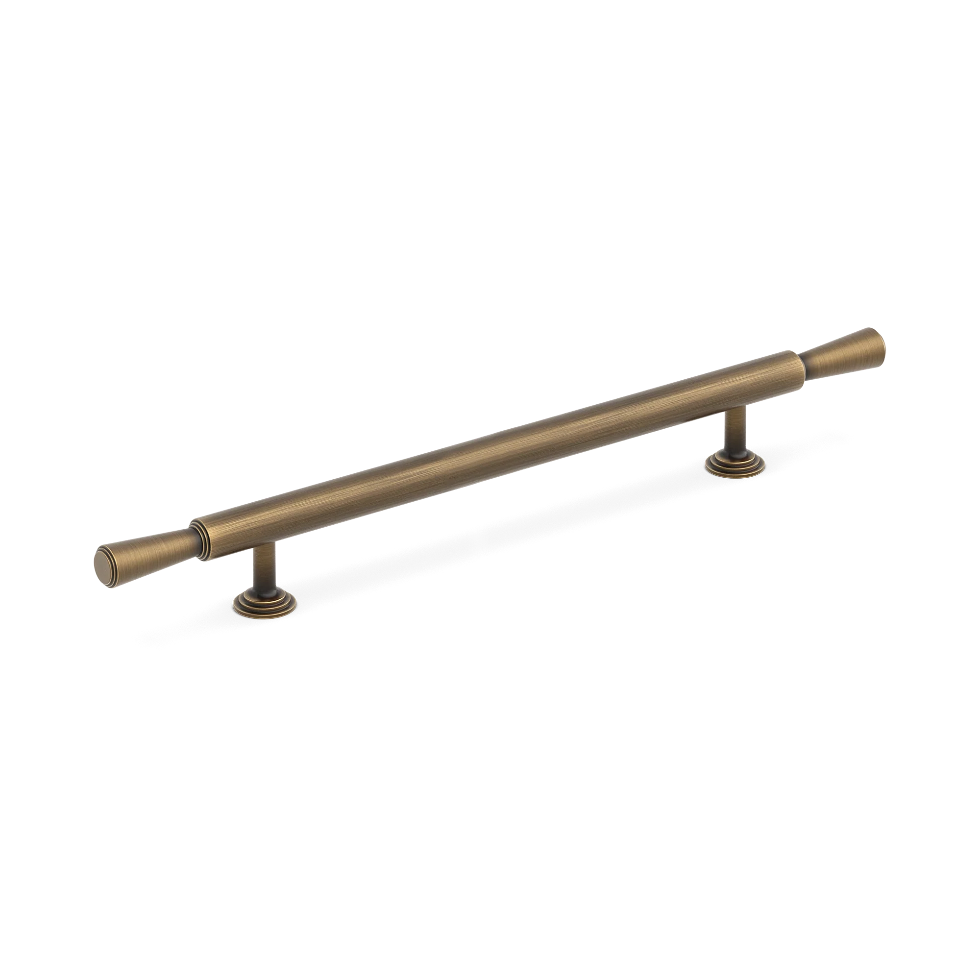 Armac Martin Lincoln Cabinet Handle in 96mm / Satin Antique Satin Lacquered