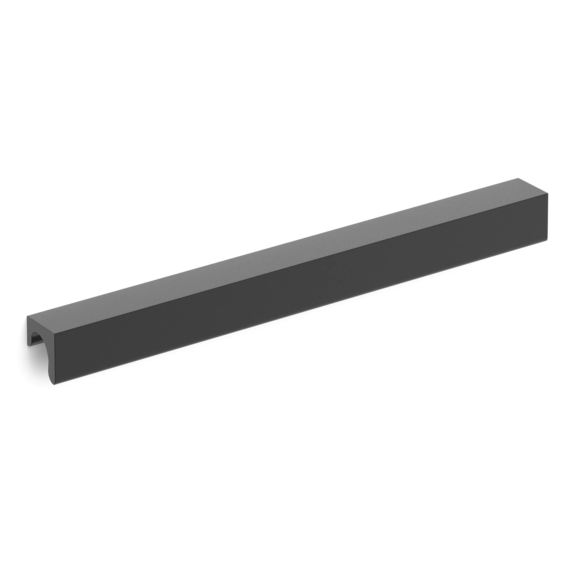 Armac Martin Longbridge Pull Handle in 76mm / Matt Black Lacquered