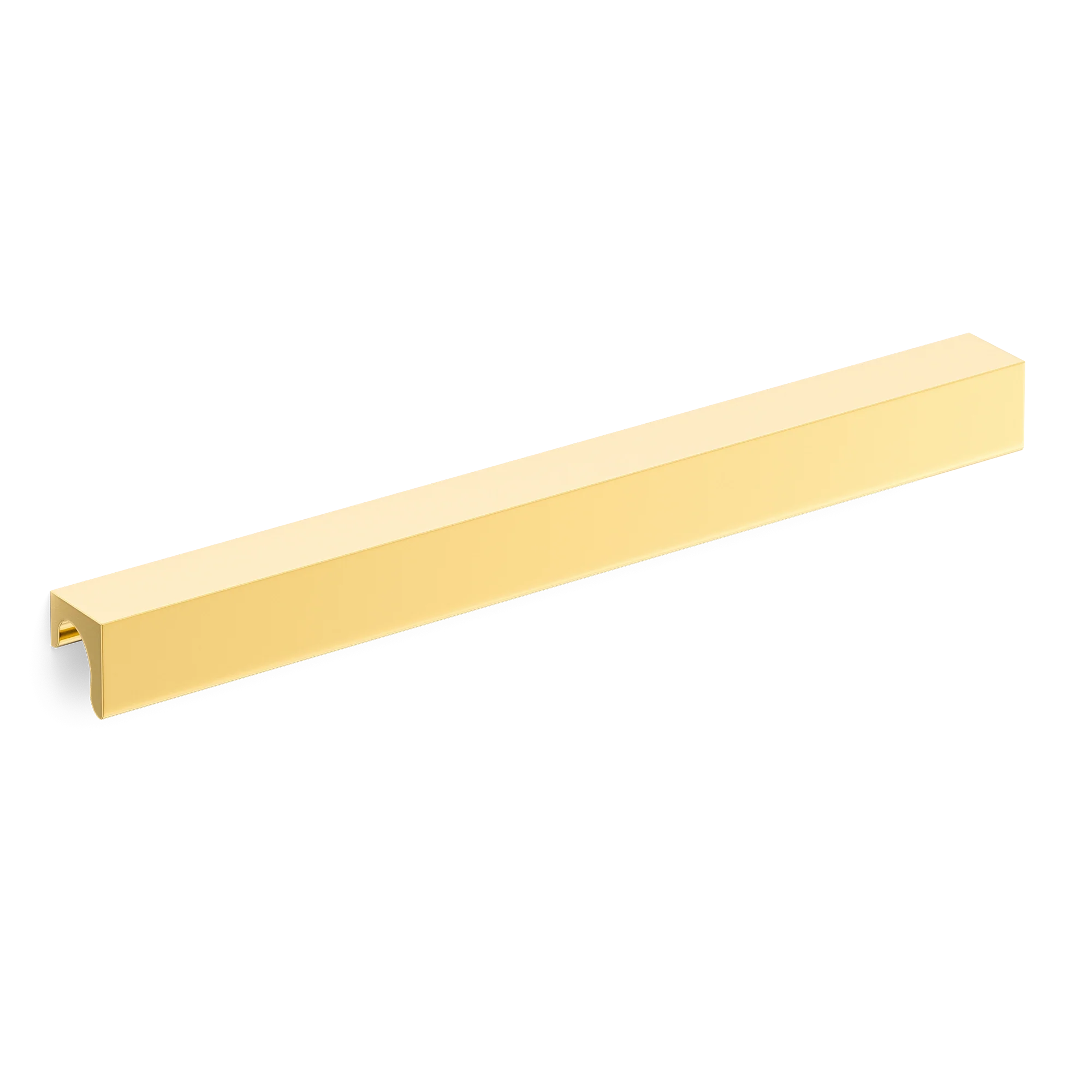 Armac Martin Longbridge Pull Handle in 76mm / Polished Brass Lacquered