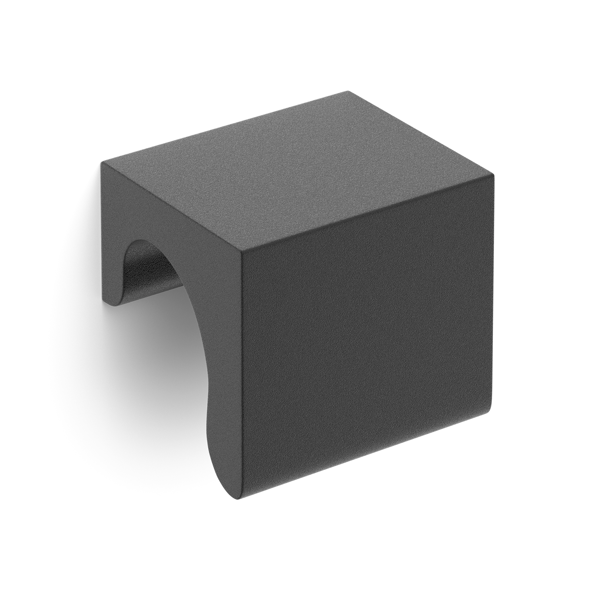Armac Martin Longbridge Finger Pull in 32mm / Matt Black Lacquered