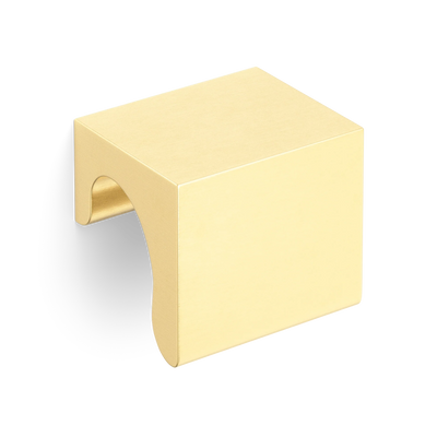 Armac Martin Longbridge Finger Pull in 32mm / Satin Brass Lacquered