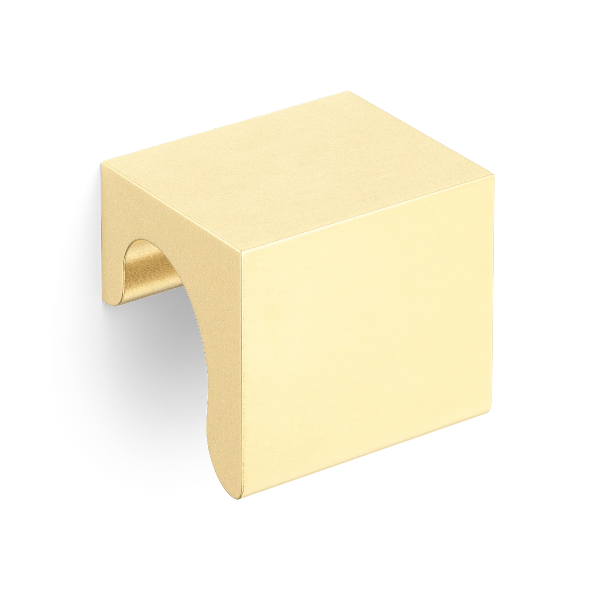 Armac Martin Longbridge Finger Pull in 32mm / Satin Brass Satin Lacquered