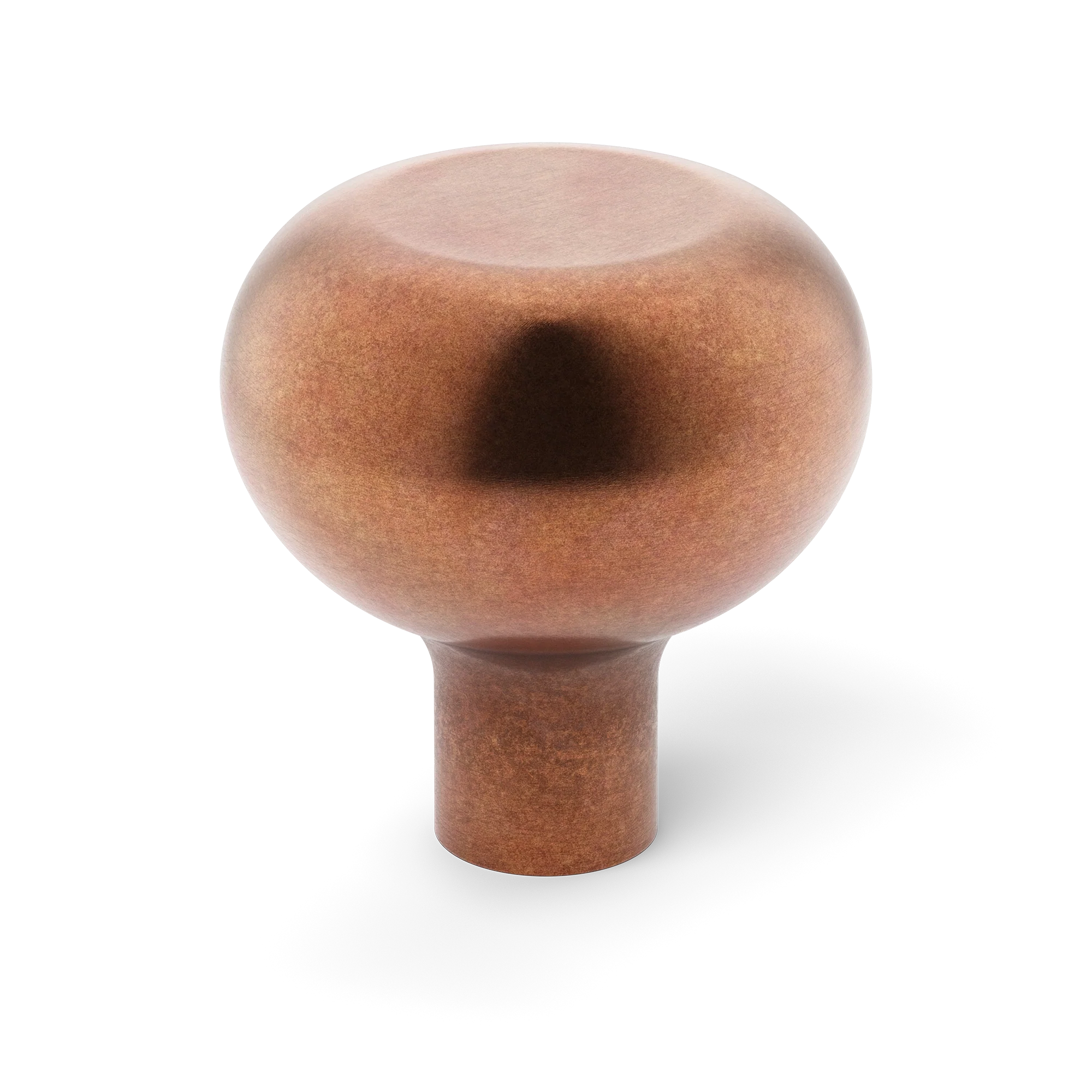 Armac Martin Loop Cabinet Knob in 19mm / Aged Copper