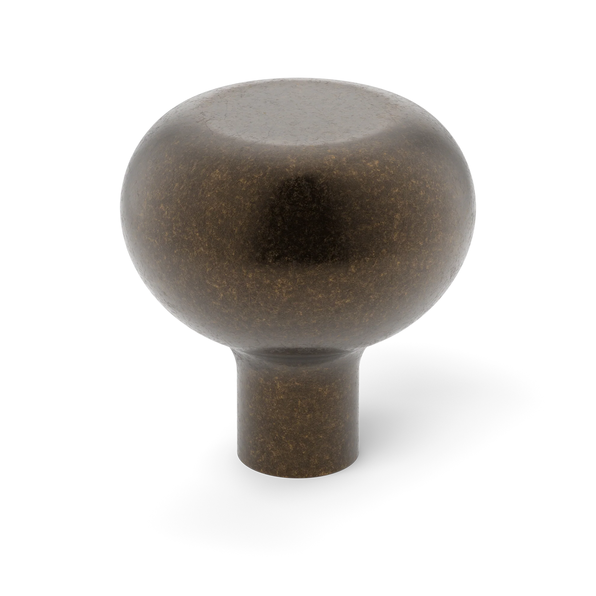 Armac Martin Loop Cabinet Knob in 19mm / Dark Aged Brass