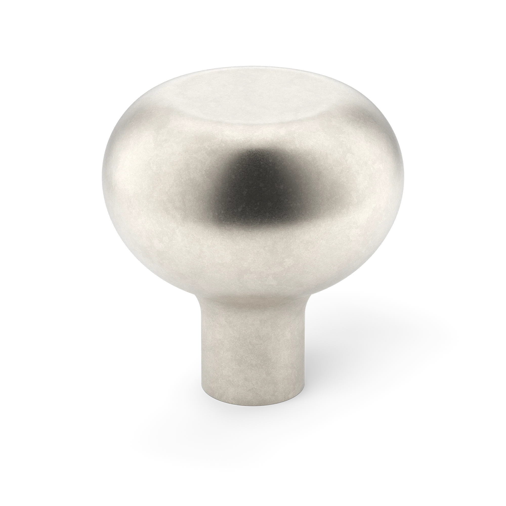 Armac Martin Loop Cabinet Knob in 19mm / Barrelled Nickel Plate