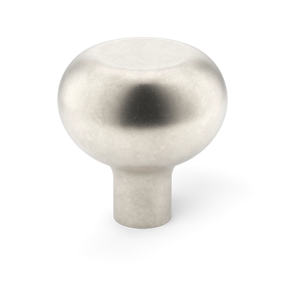 Armac Martin Loop Cabinet Knob in 19mm / Barrelled Nickel Plate
