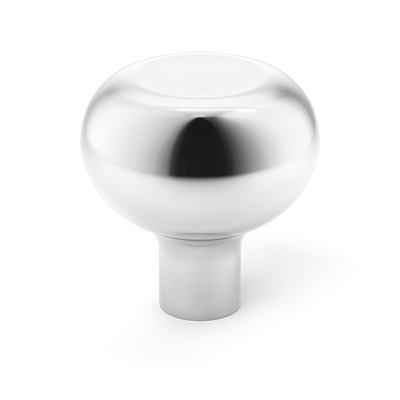 Armac Martin Loop Cabinet Knob in 19mm / Polished Chrome Plate
