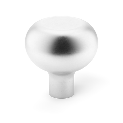 Armac Martin Loop Cabinet Knob in 19mm / Satin Chrome Plate