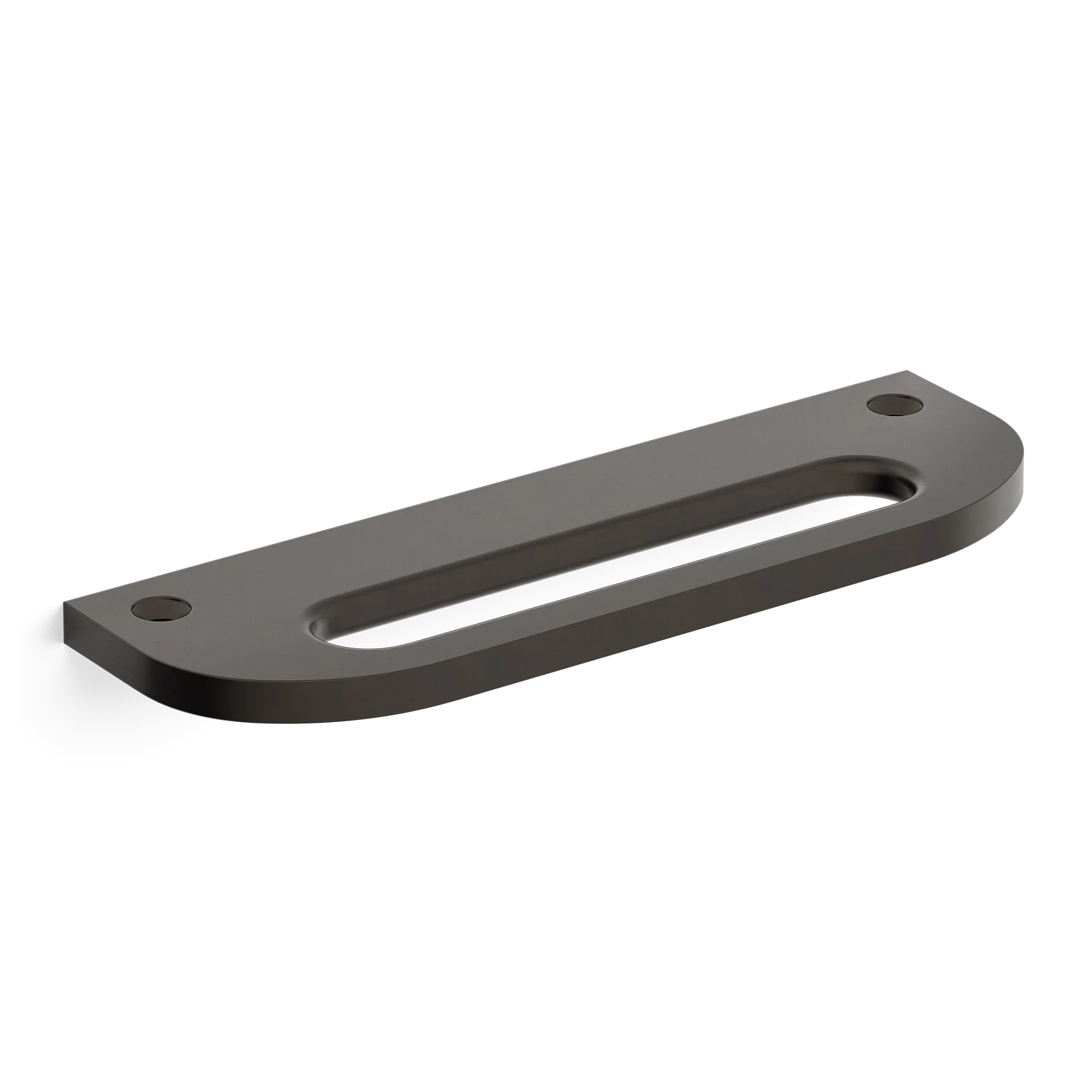 Armac Martin Loop Mortised Cabinet Pull Handle in 100mm / Dark Bronze