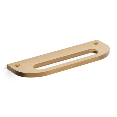 Armac Martin Loop Mortised Cabinet Pull Handle in 100mm / Fine English Antique