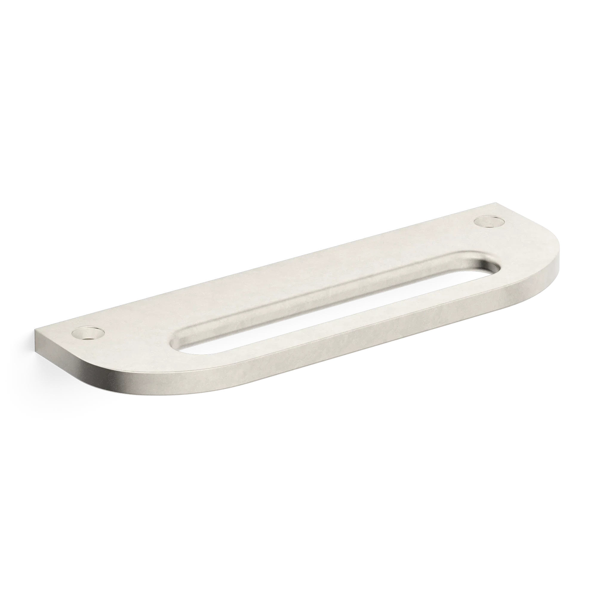 Armac Martin Loop Mortised Cabinet Pull Handle in 100mm / Barrelled Nickel Plate