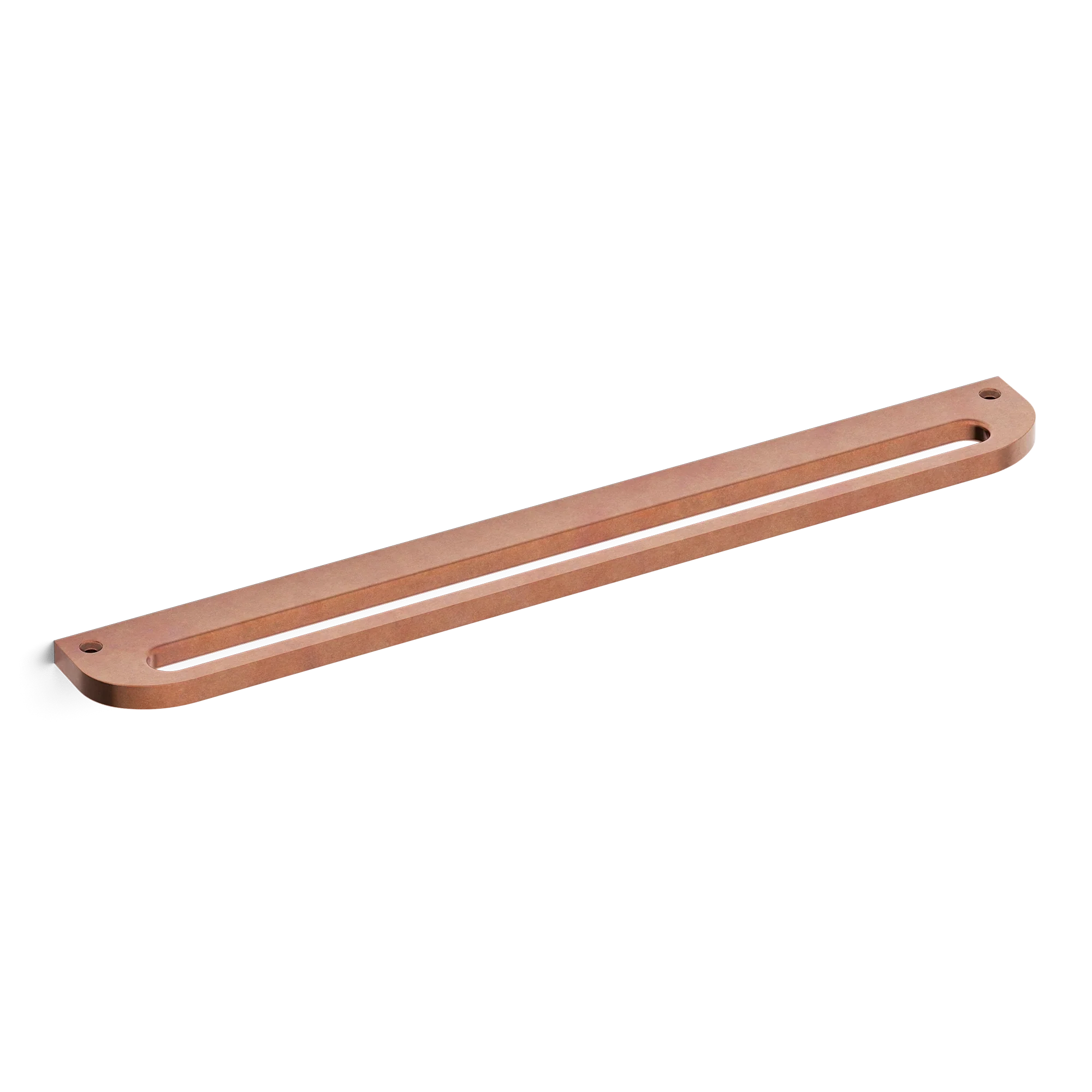 Armac Martin Loop Mortised Appliance Pull in 400mm / Aged Copper