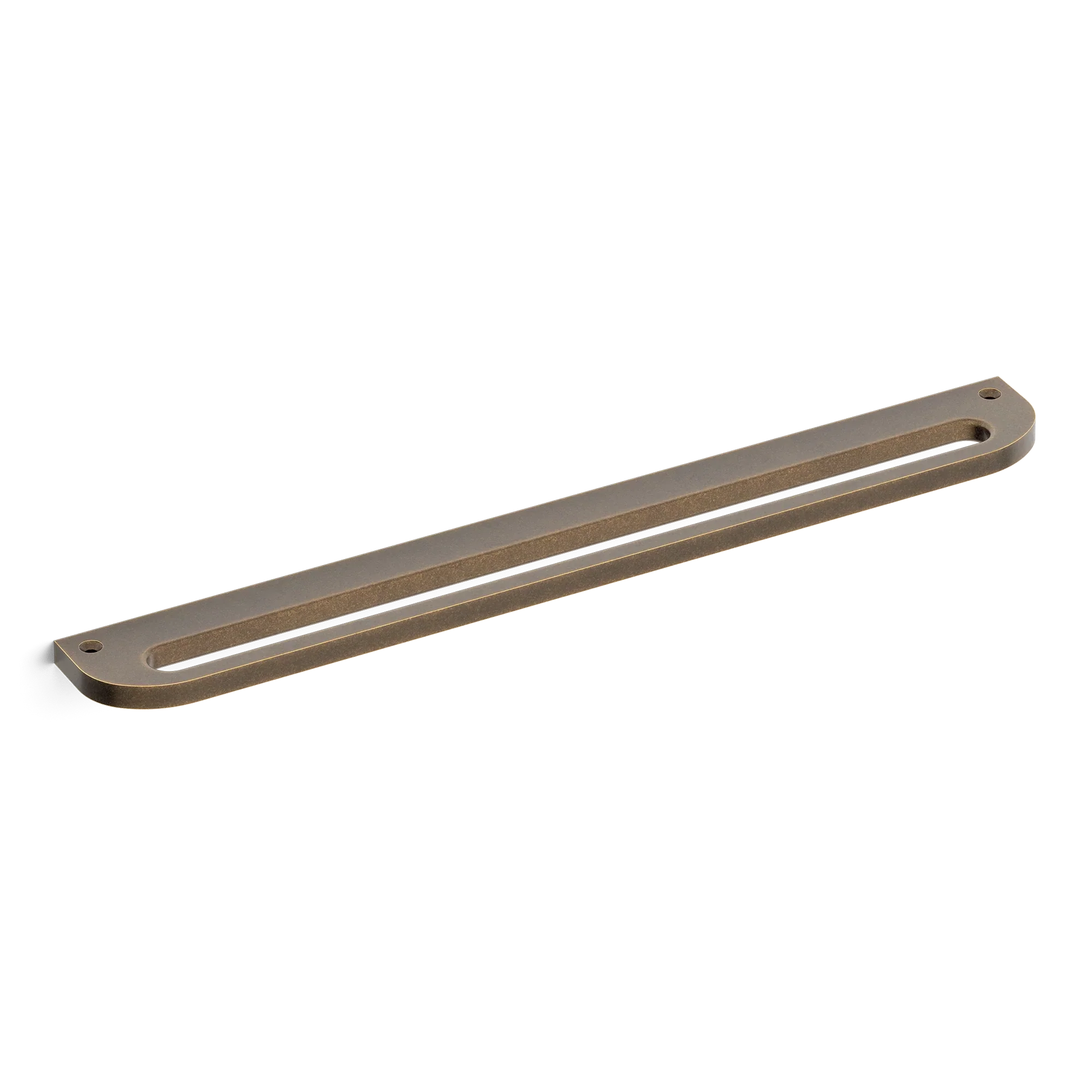 Armac Martin Loop Mortised Appliance Pull in 400mm / Dark Aged Brass