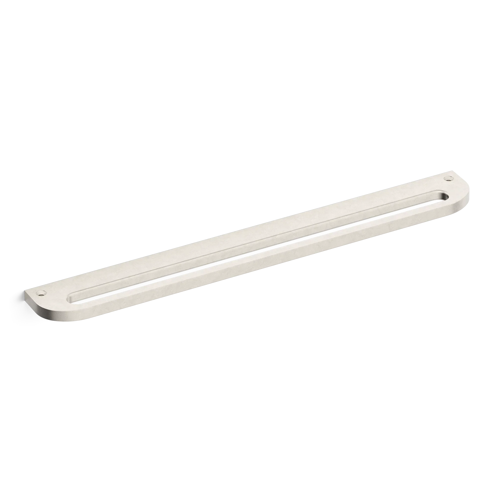 Armac Martin Loop Mortised Appliance Pull in 400mm / Barrelled Nickel Plate