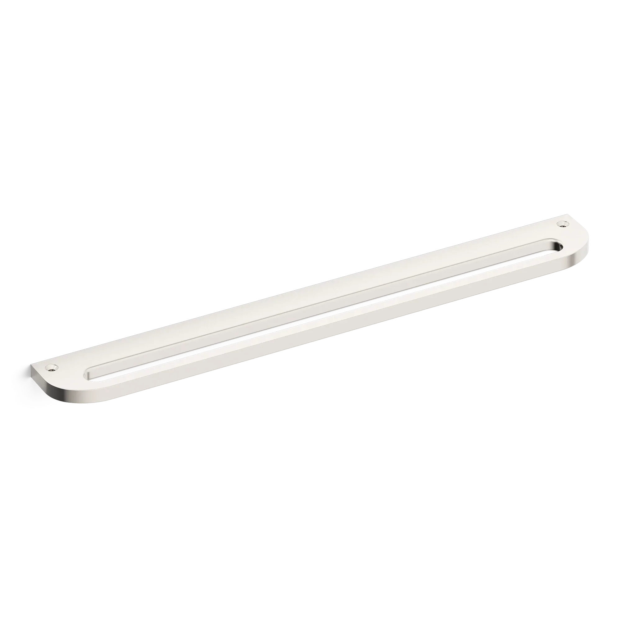 Armac Martin Loop Mortised Appliance Pull in 400mm / Polished Nickel Plate