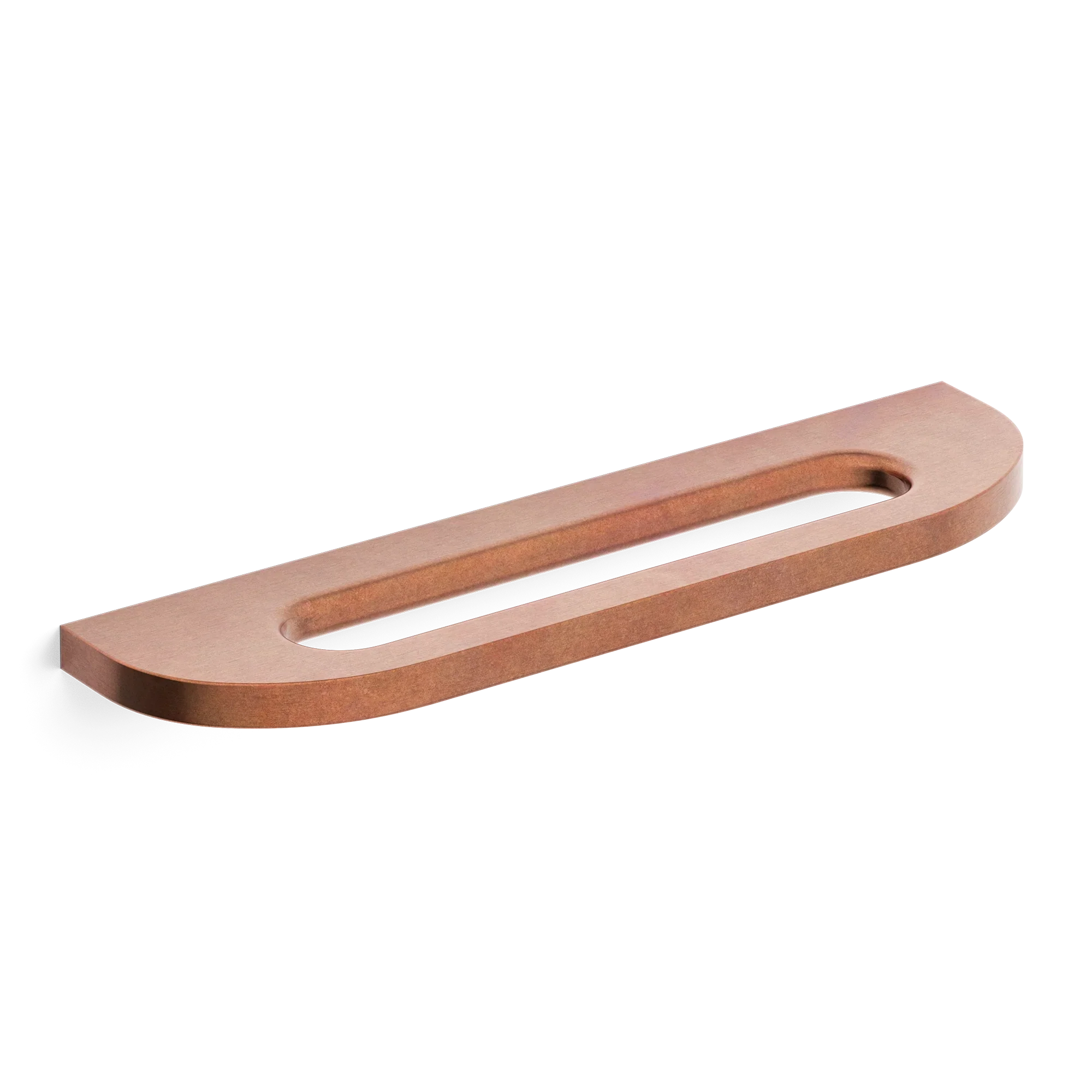 Armac Martin Loop Surface Mounted Cabinet Pull Handle in 100mm / Aged Copper