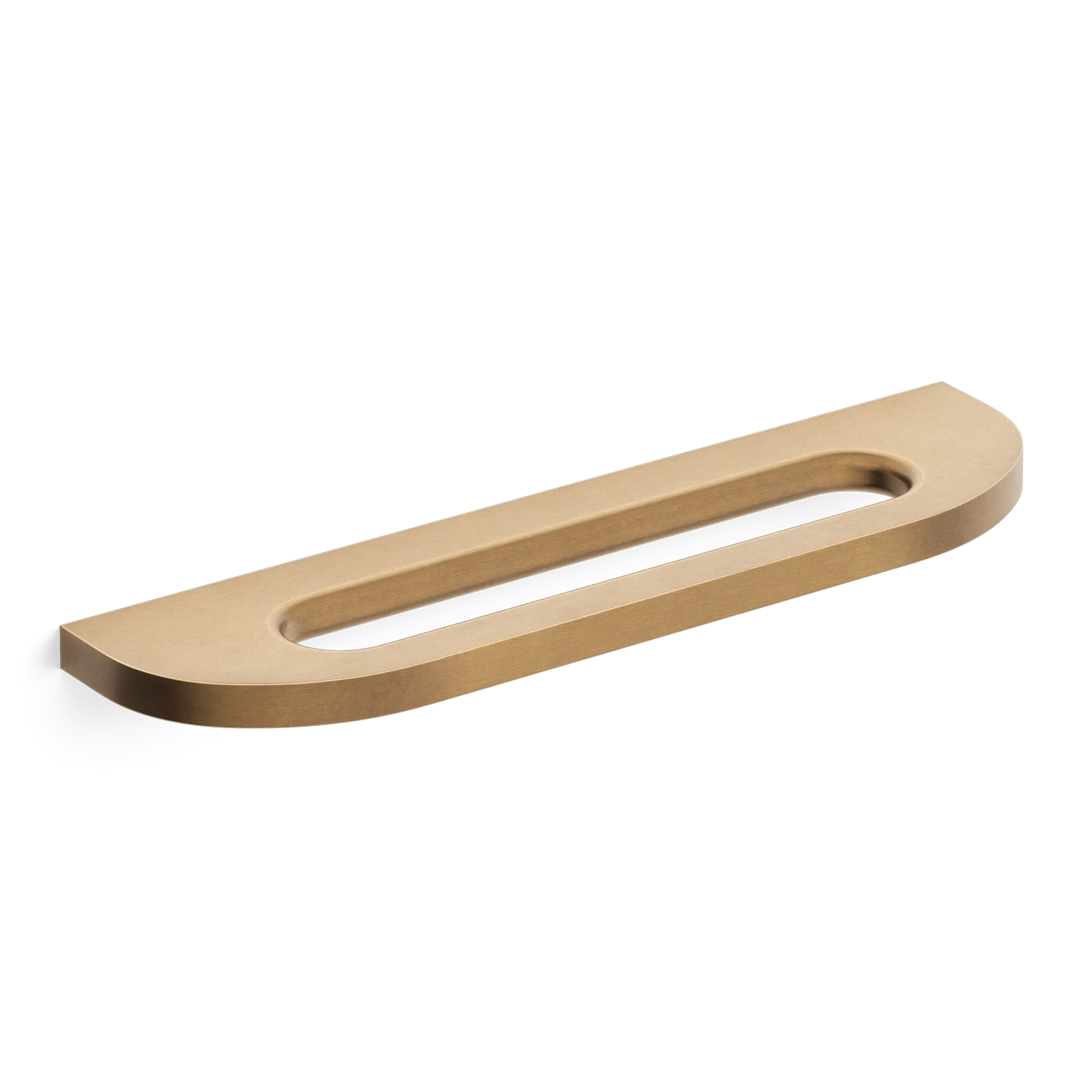 Armac Martin Loop Surface Mounted Cabinet Pull Handle in 100mm / Fine English Antique
