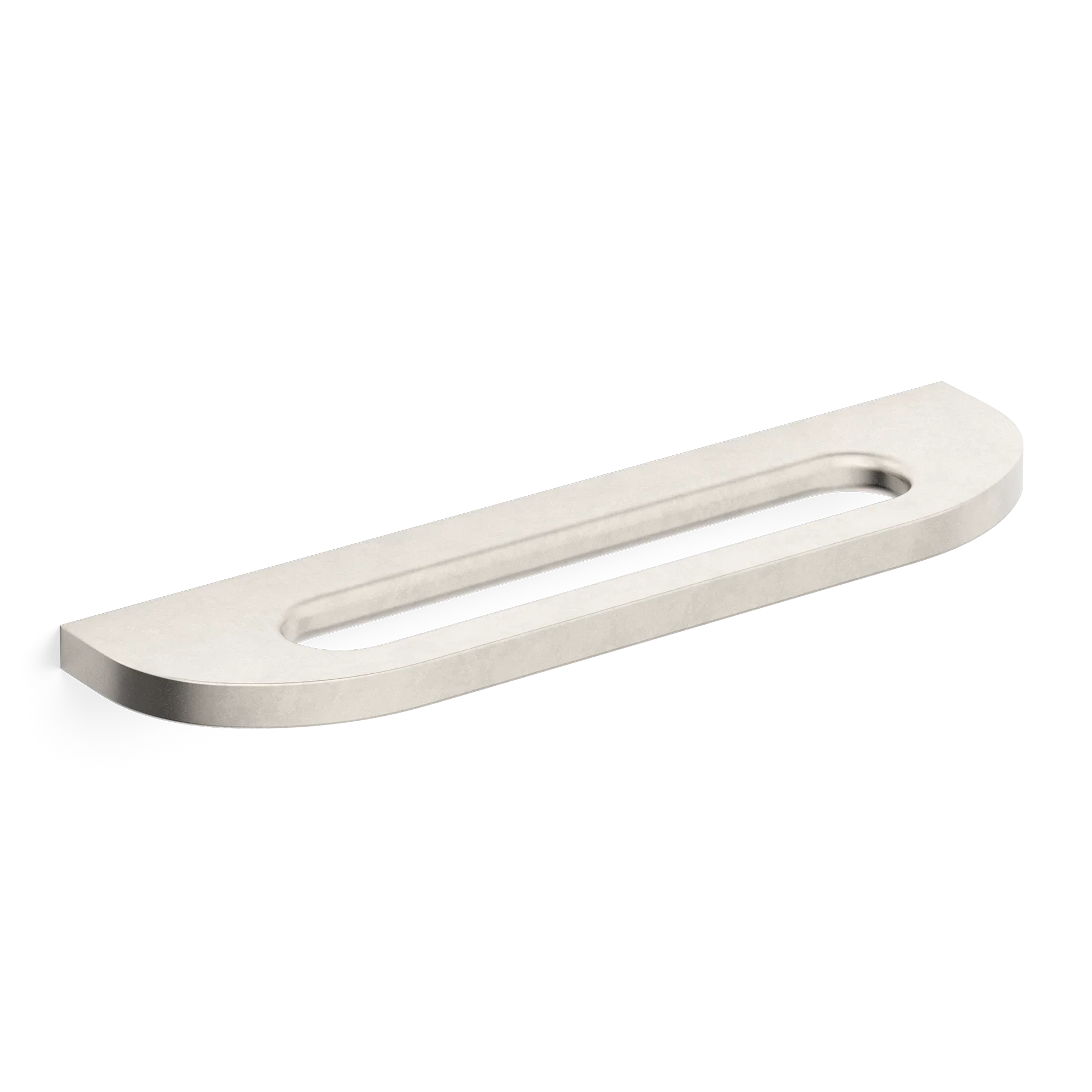 Armac Martin Loop Surface Mounted Cabinet Pull Handle in 100mm / Barrelled Nickel Plate