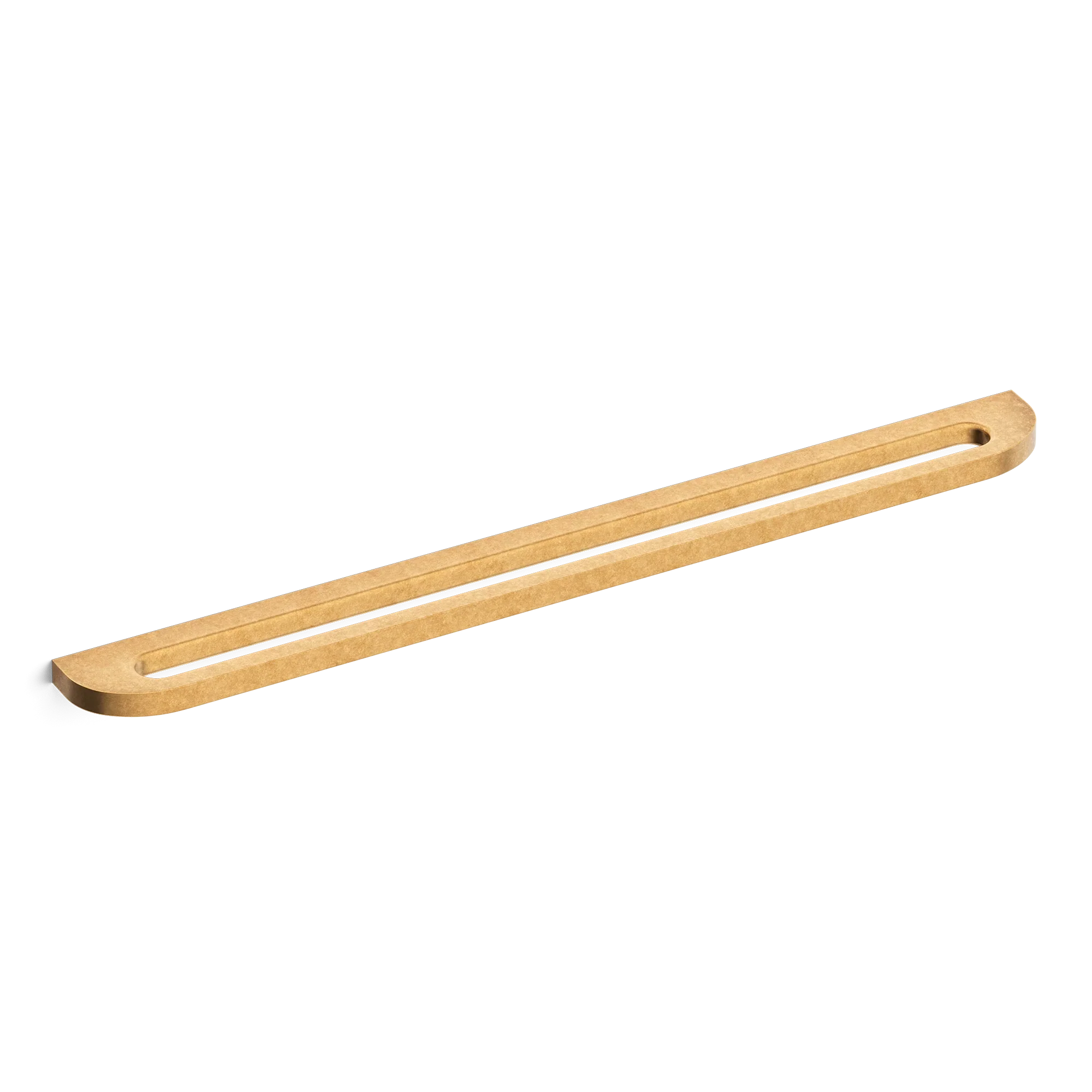 Armac Martin Loop Surface Mounted Appliance Pull in 400mm / Burnished Brass