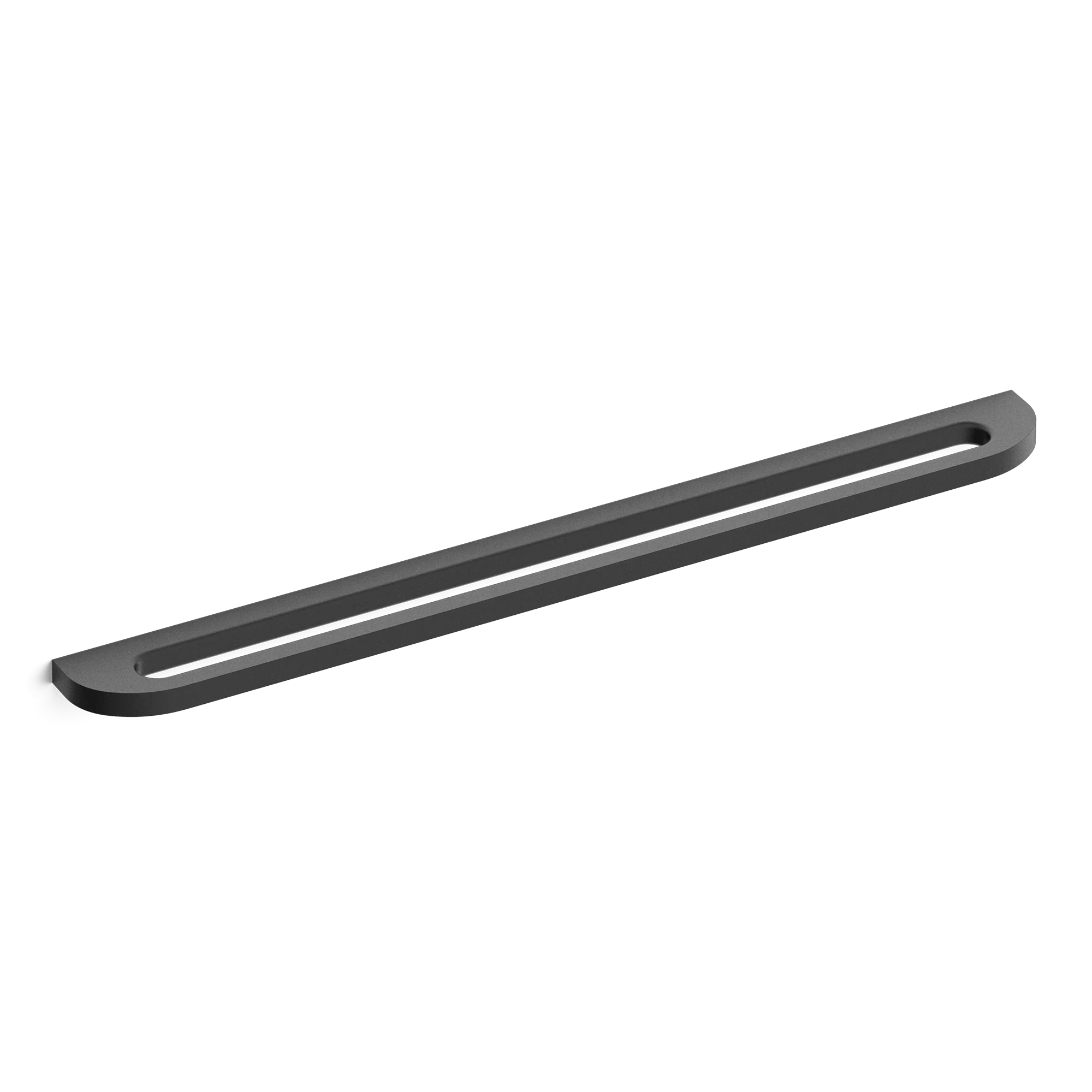 Armac Martin Loop Surface Mounted Appliance Pull in 400mm / Matt Black Lacquered