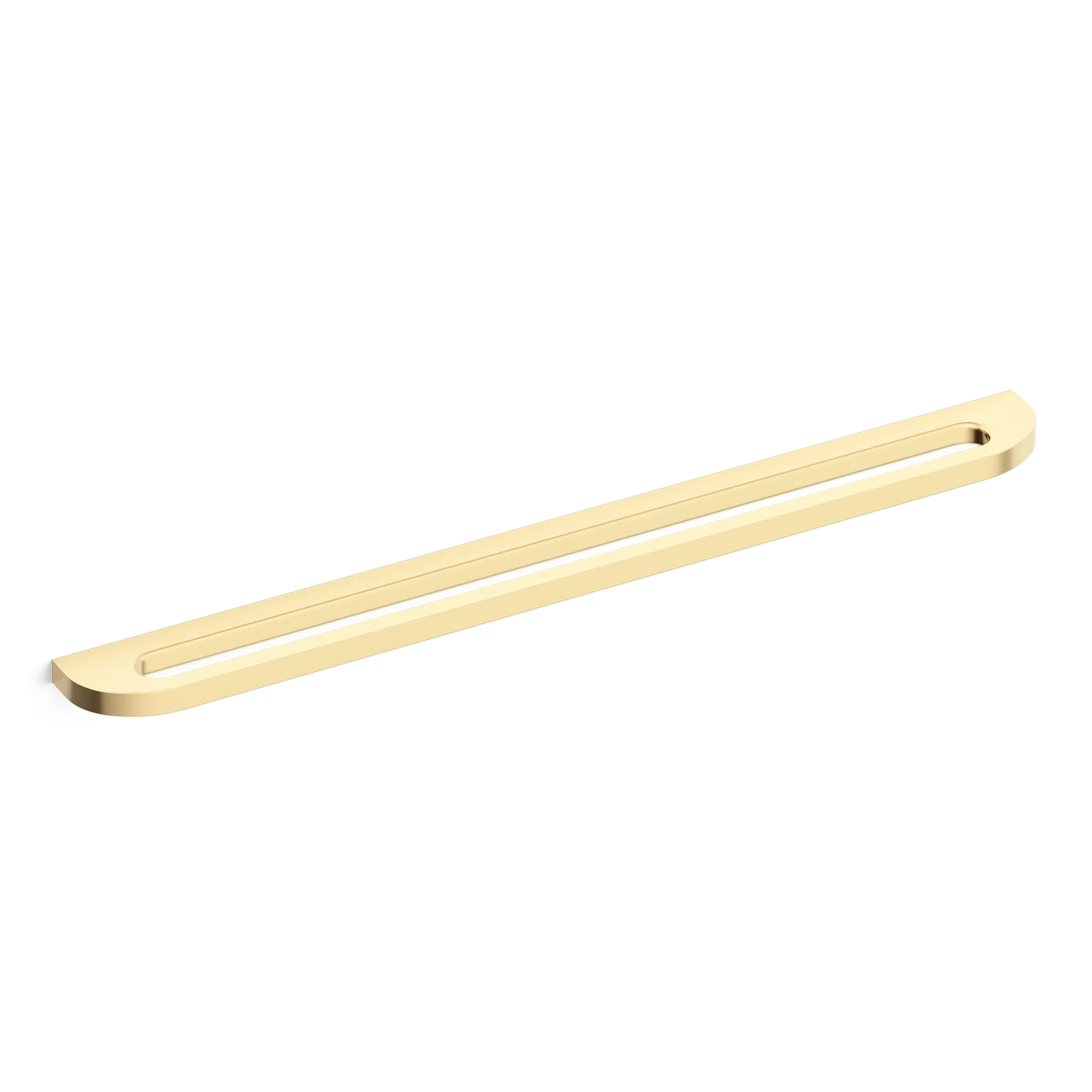 Armac Martin Loop Surface Mounted Appliance Pull in 400mm / Polished Brass Unlacquered